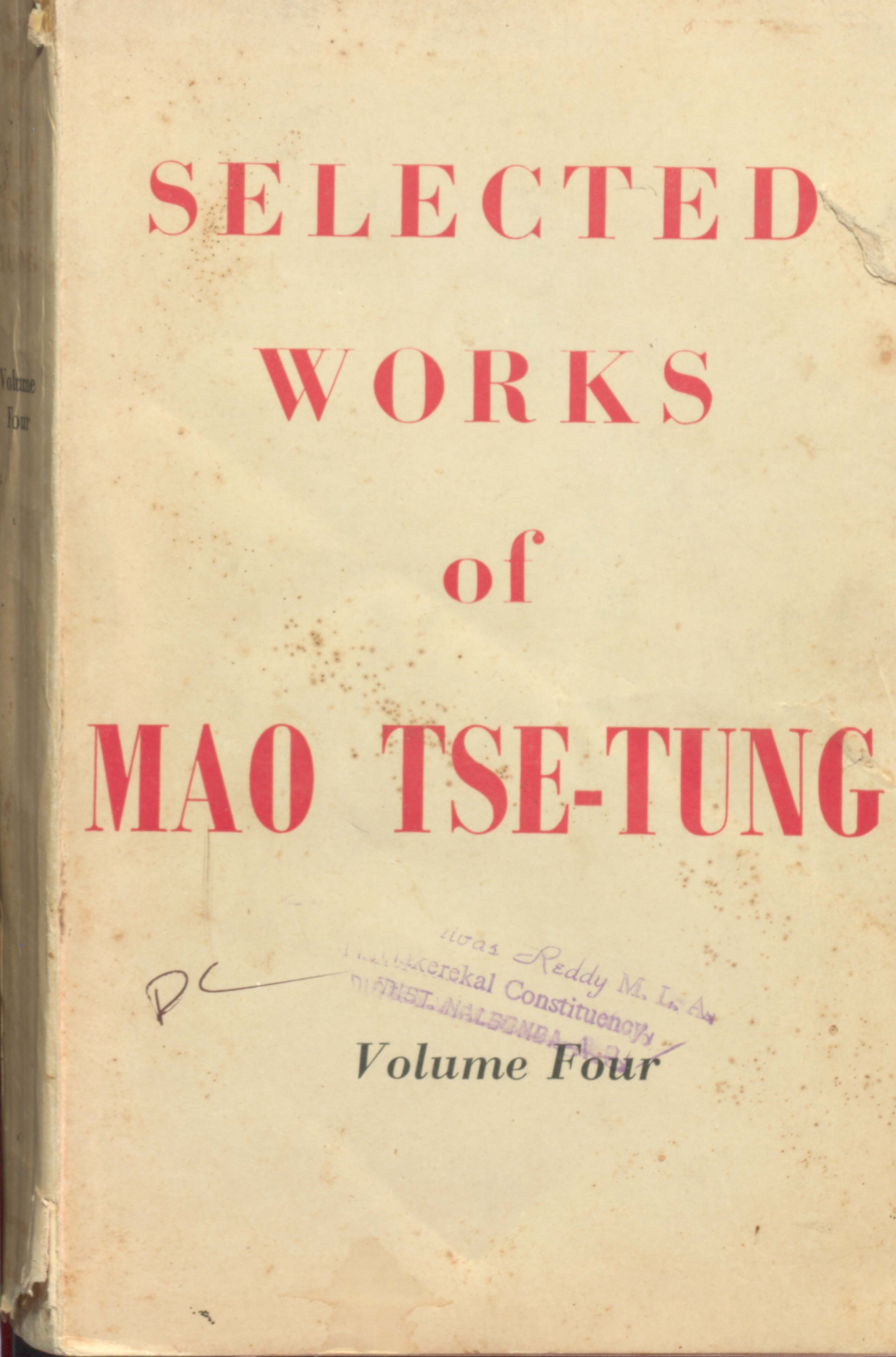 Selected works of man tse-tung (vol-4)
