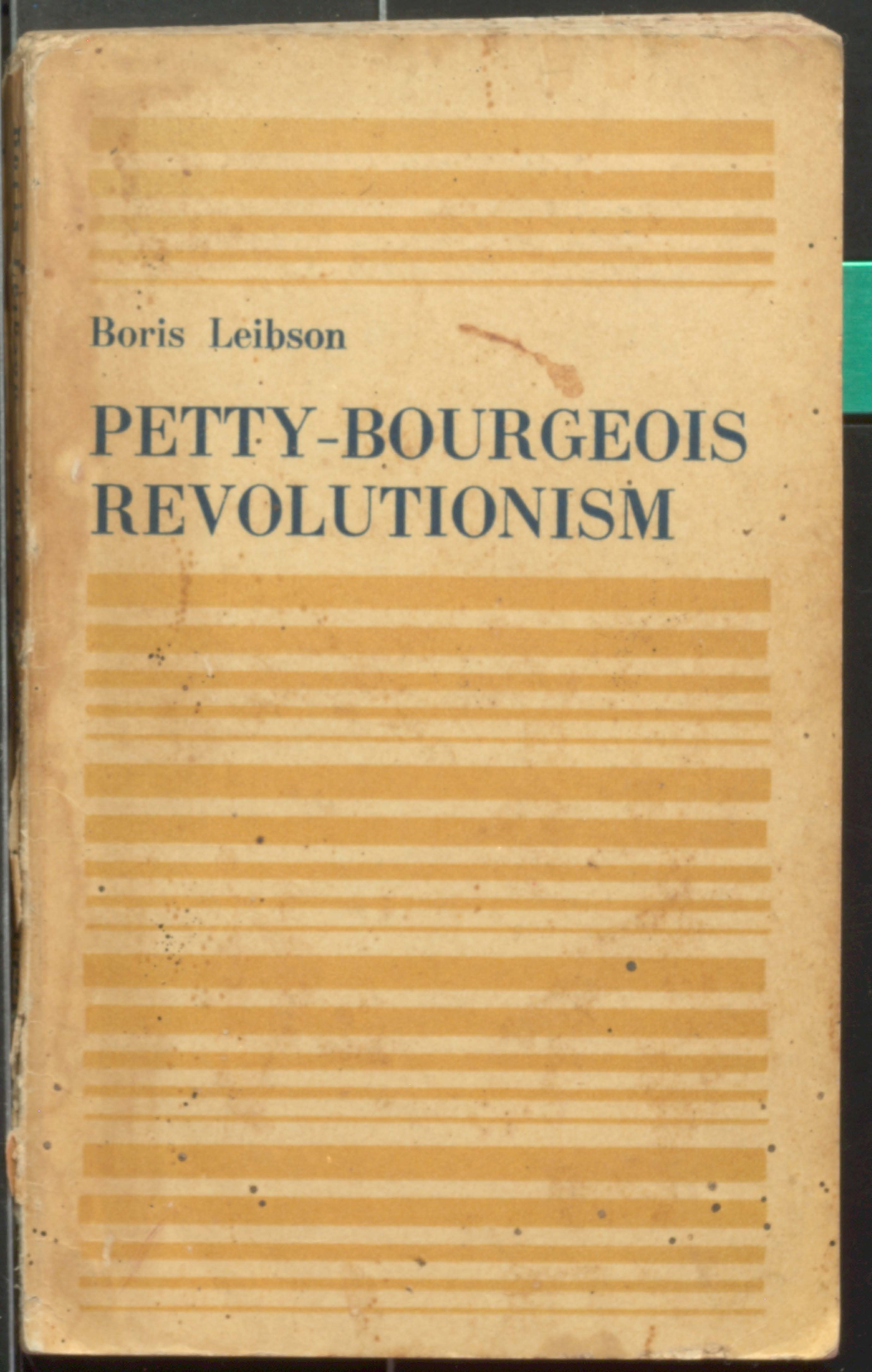 Petty-bourgeols revolutionism