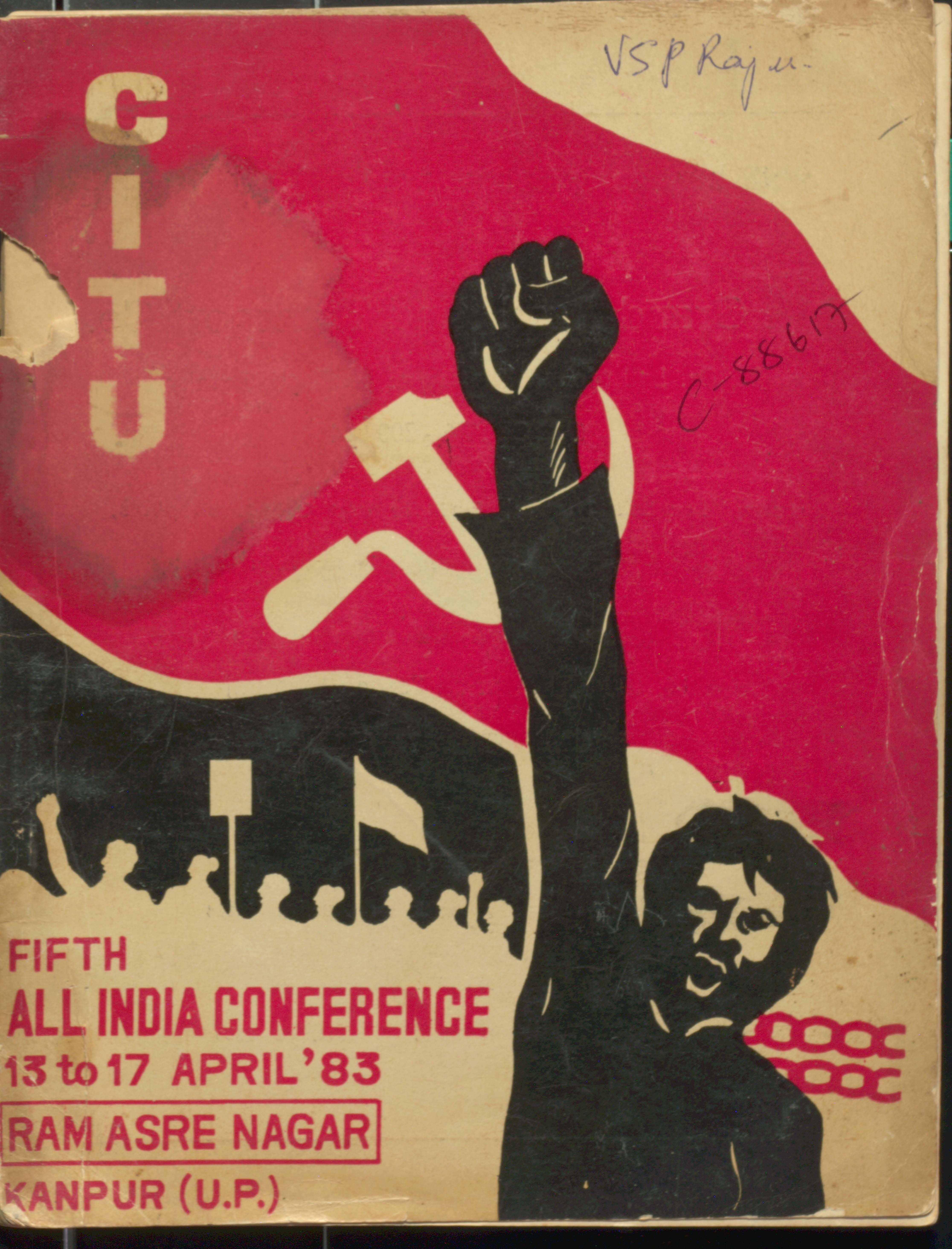 Citu Fifth  All India Conference 13 to 17 Aprile'83