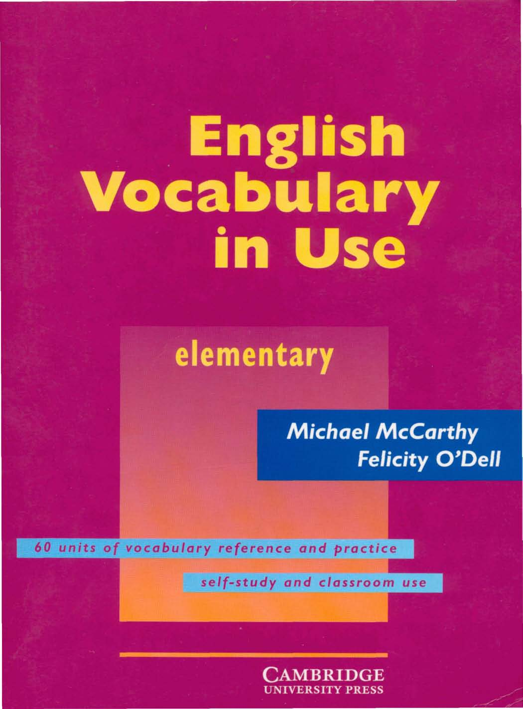 Cambridge - English Vocabulary In Use - Elementary