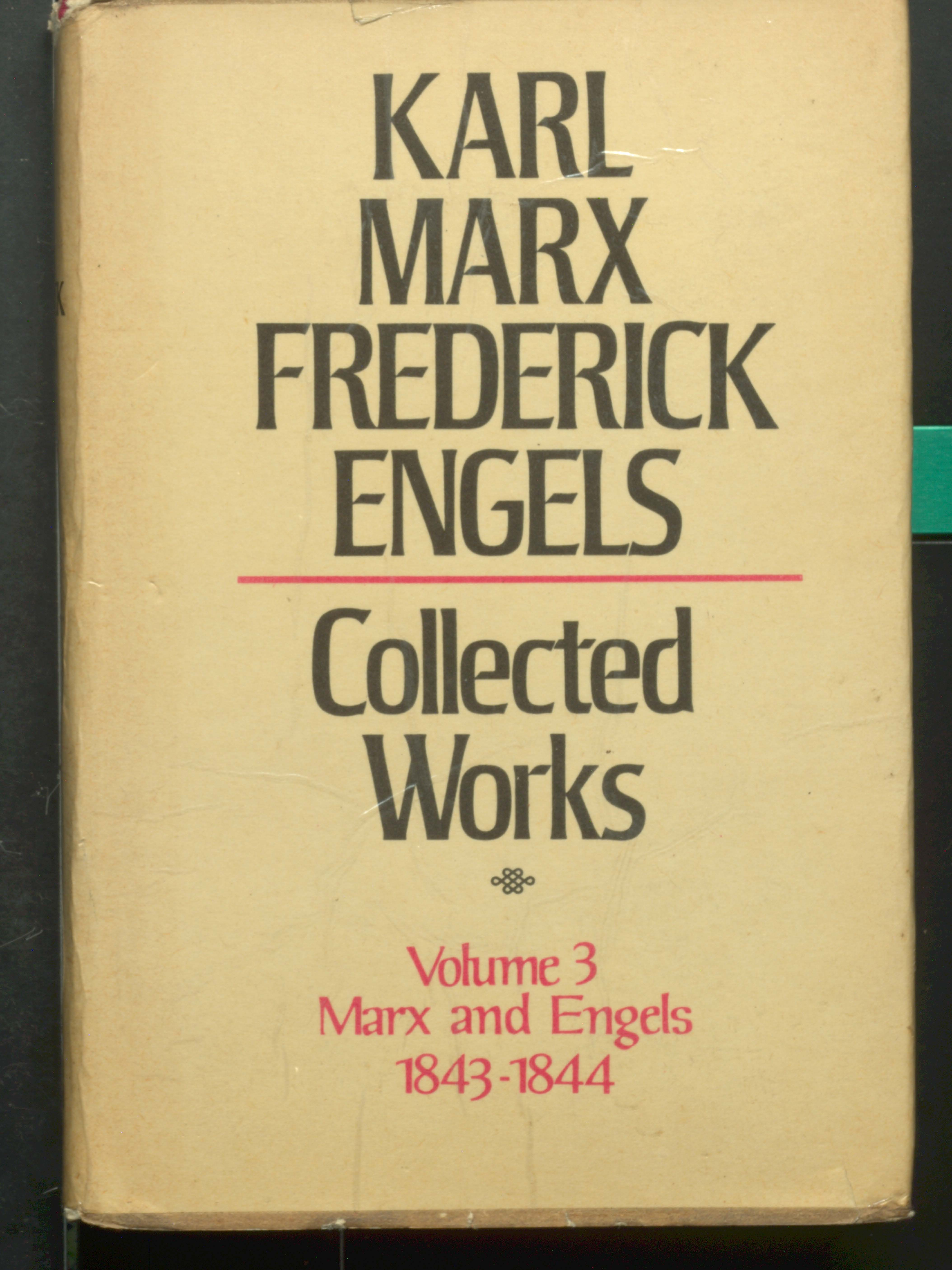 KARL MARX FREDERICK ENGELS collected works vol-3