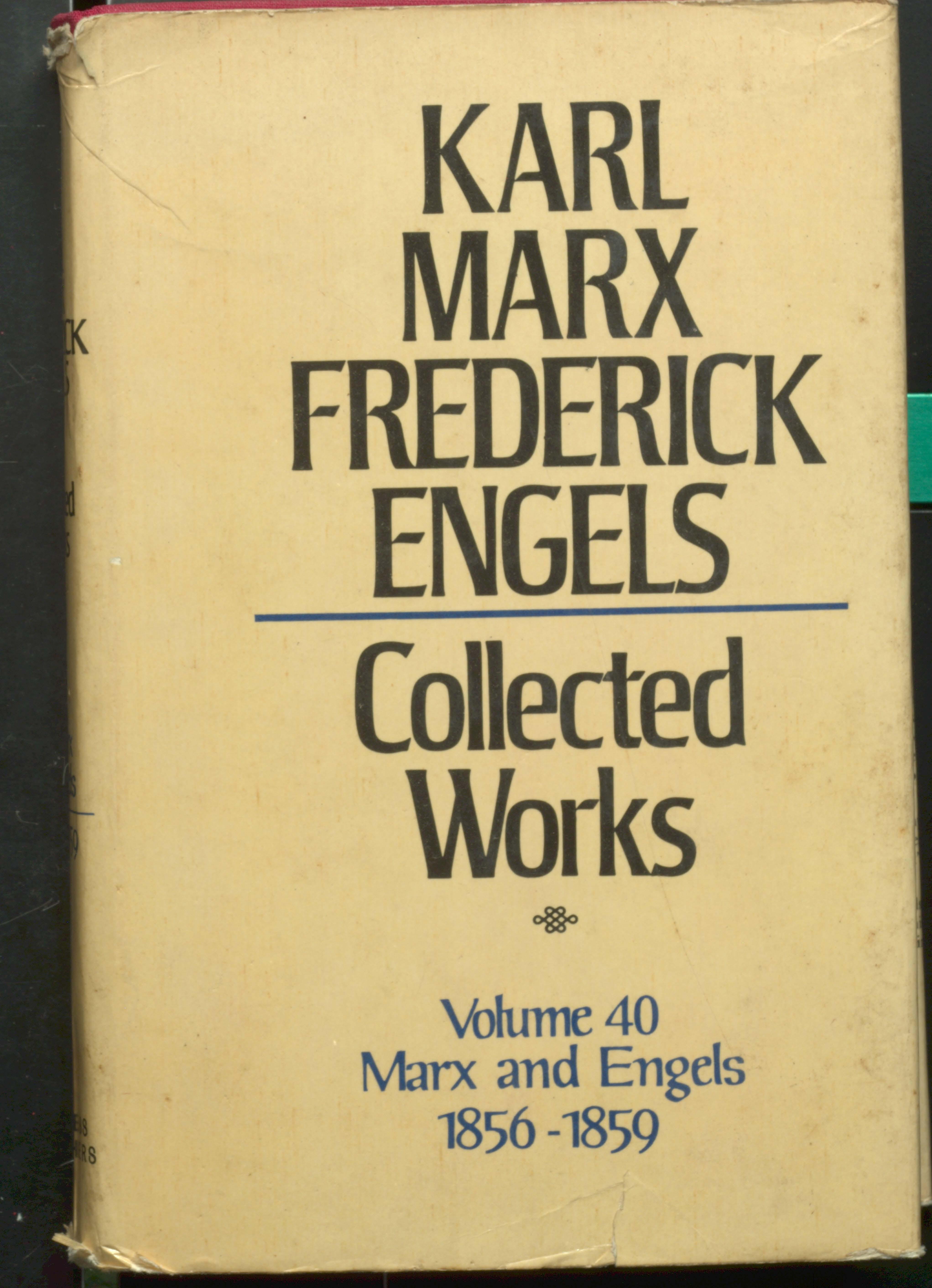 KARL MARX FREDERICK Engles collected works vol-40