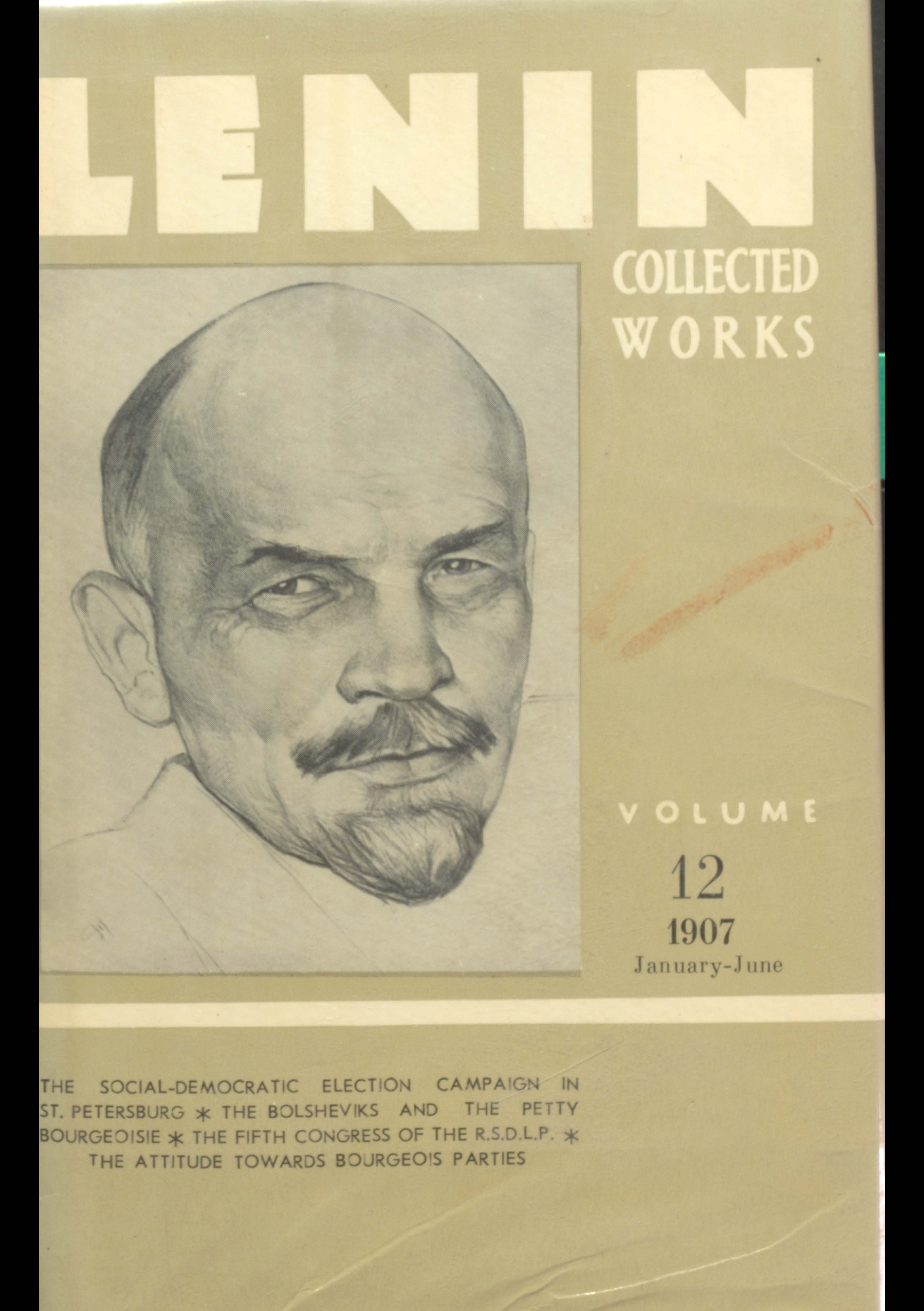 Lenin Collected Works [ 1907 January - June  Vol - 12 ]