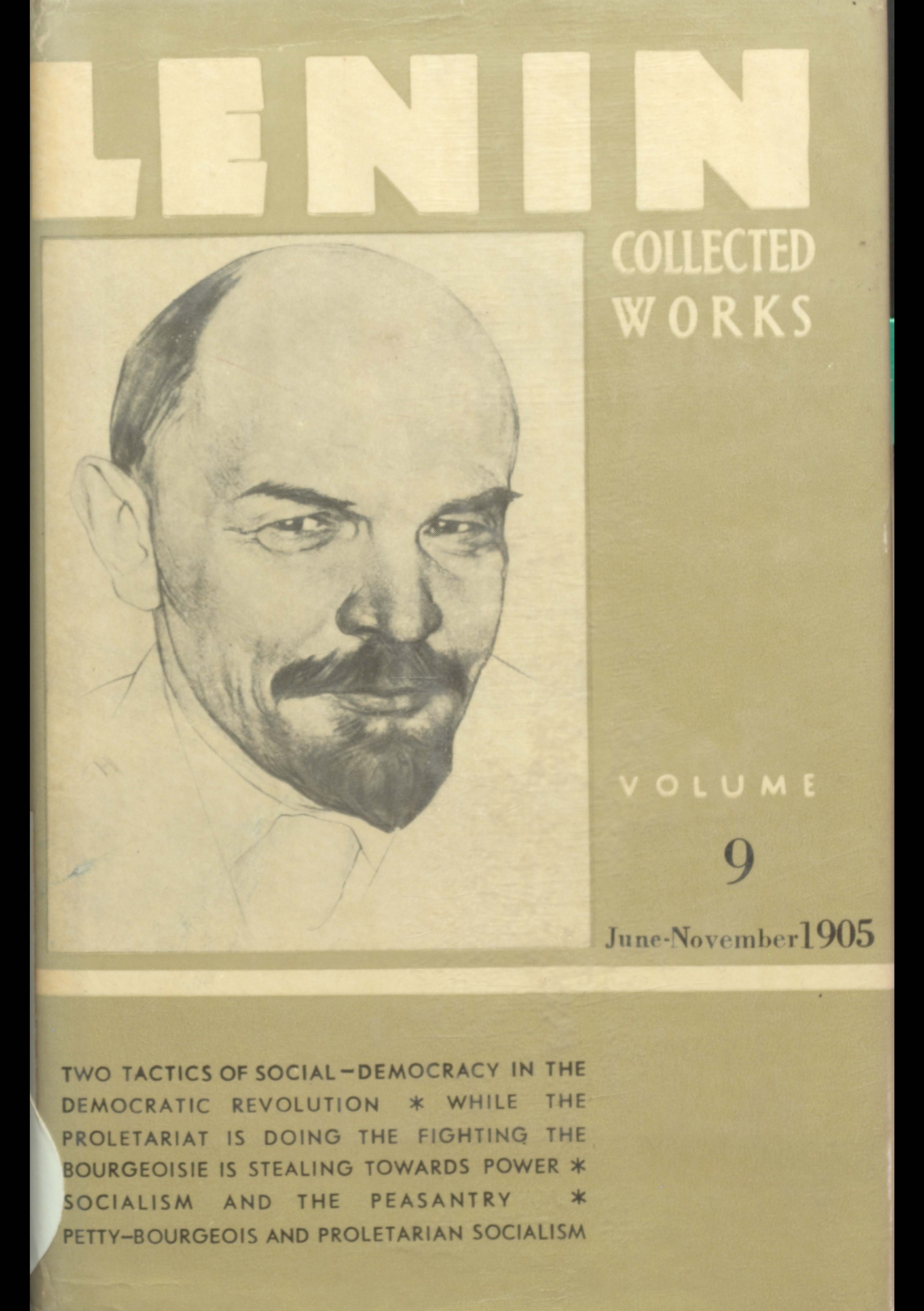 Lenin Collected Works [ June - November 1905  Vol - 9 ]