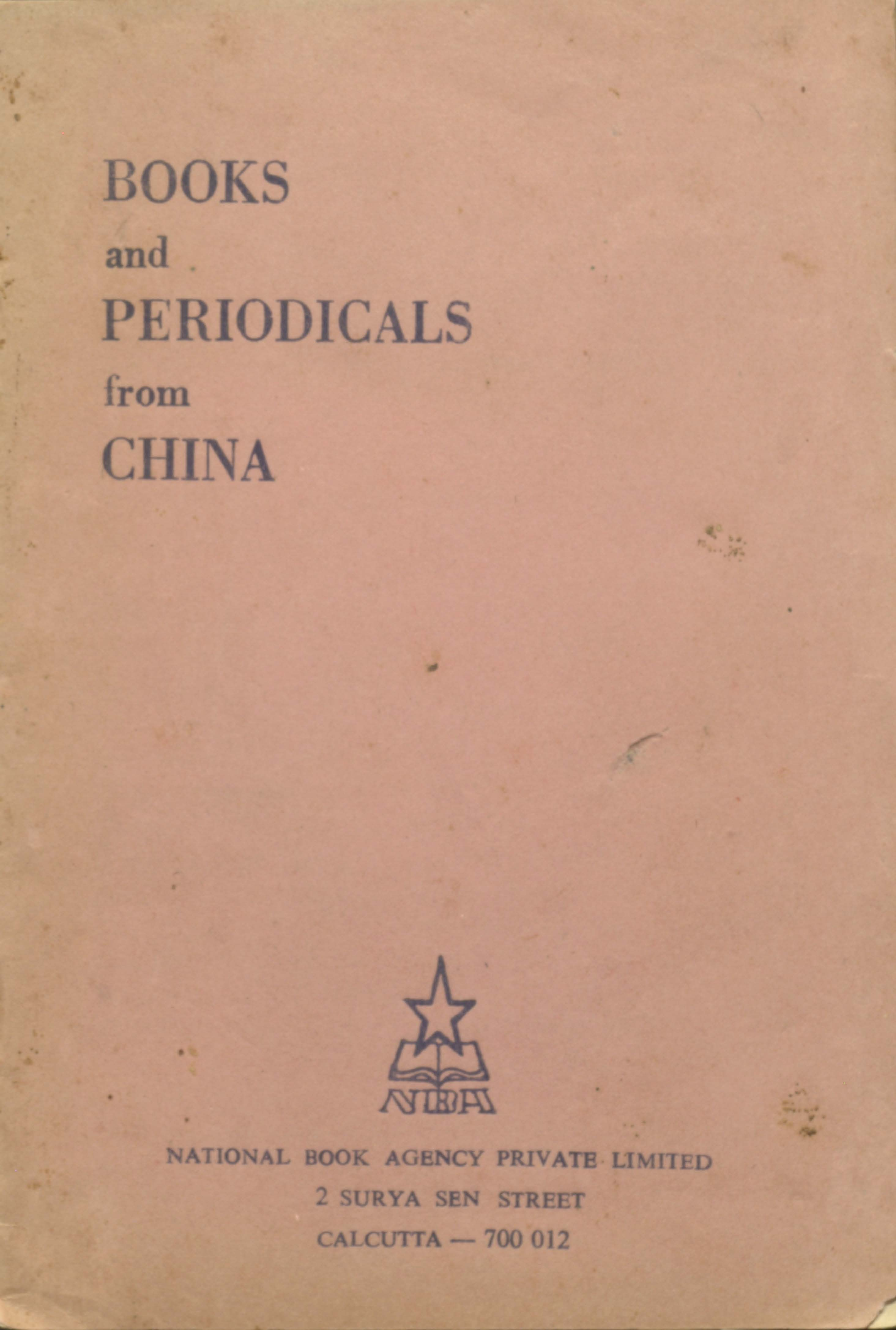 Books and Peradicals From China