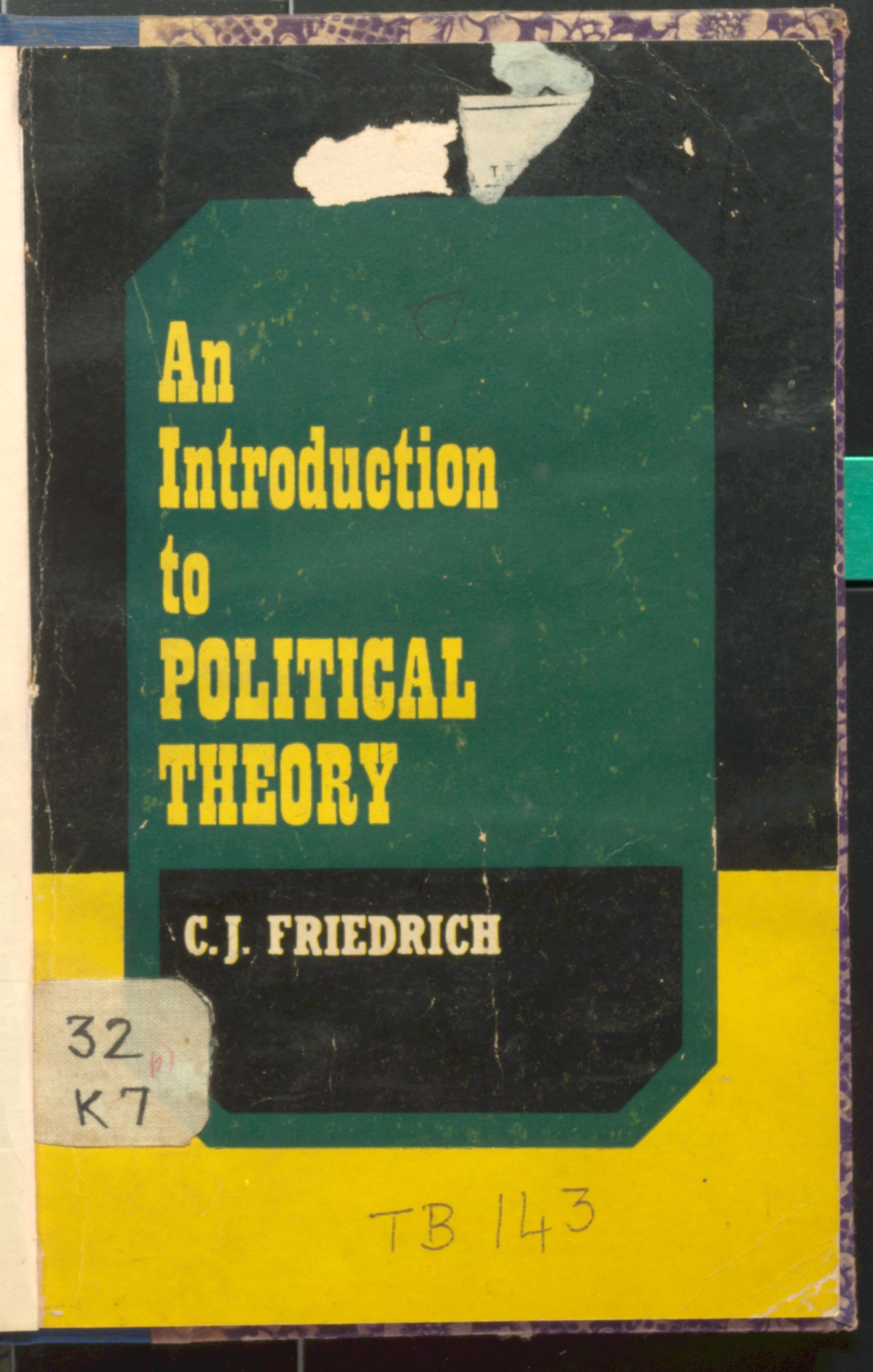 An Introduction to poltical theory