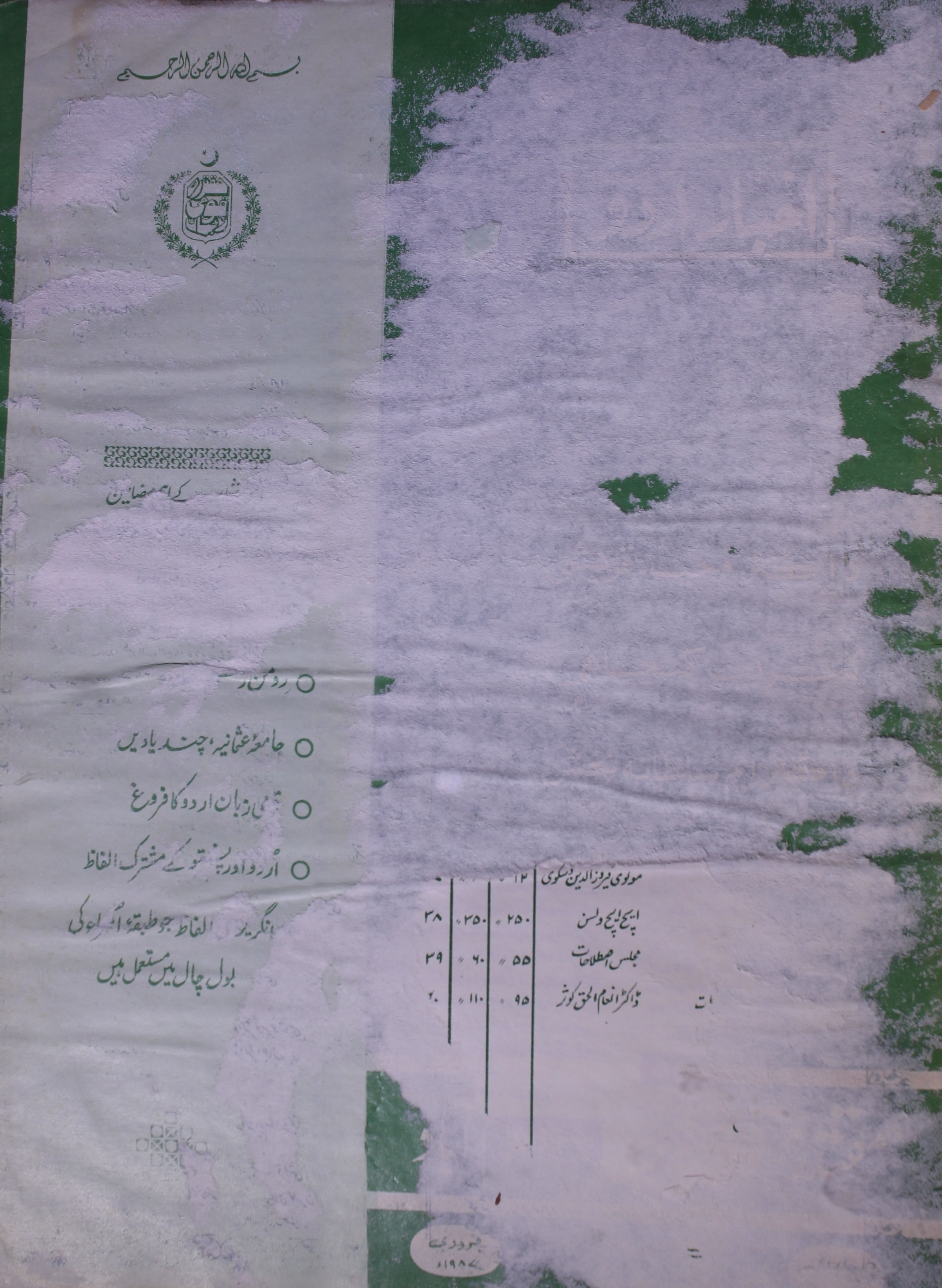Akhbar Urdu January 1987