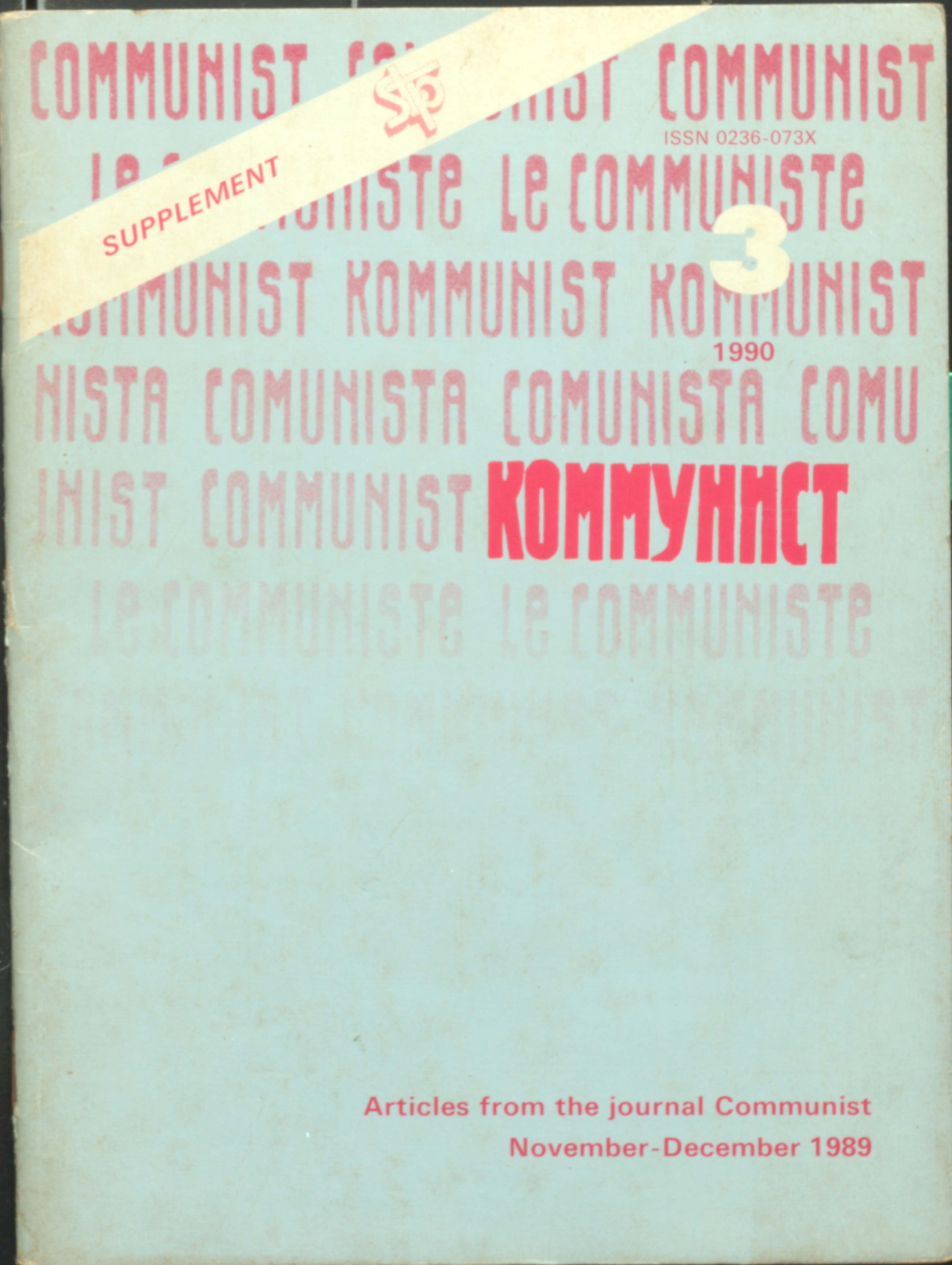 Artical from the Journal communist Nov- Dec