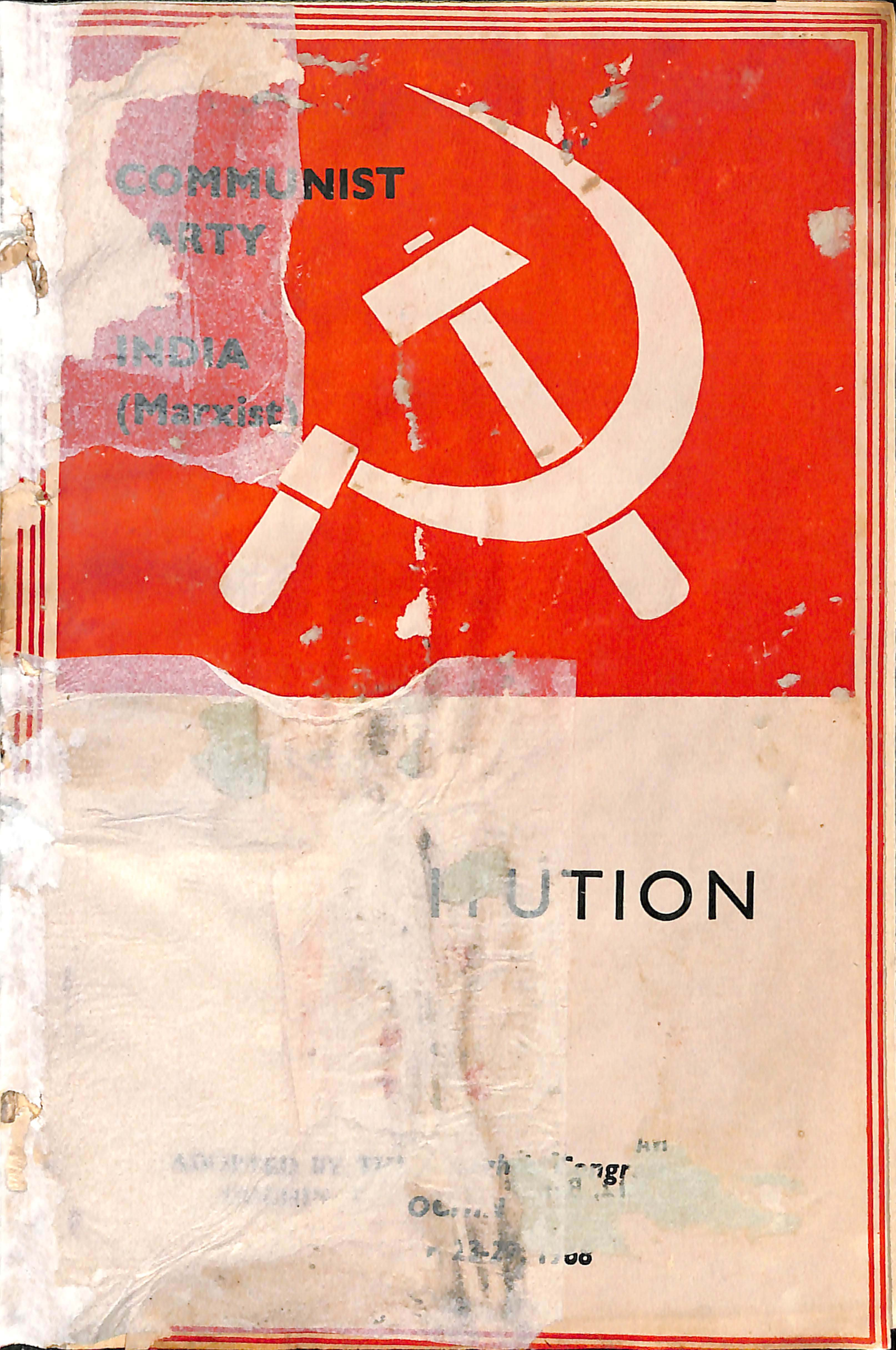 Constitution of The Communist Party of India (Marxist)