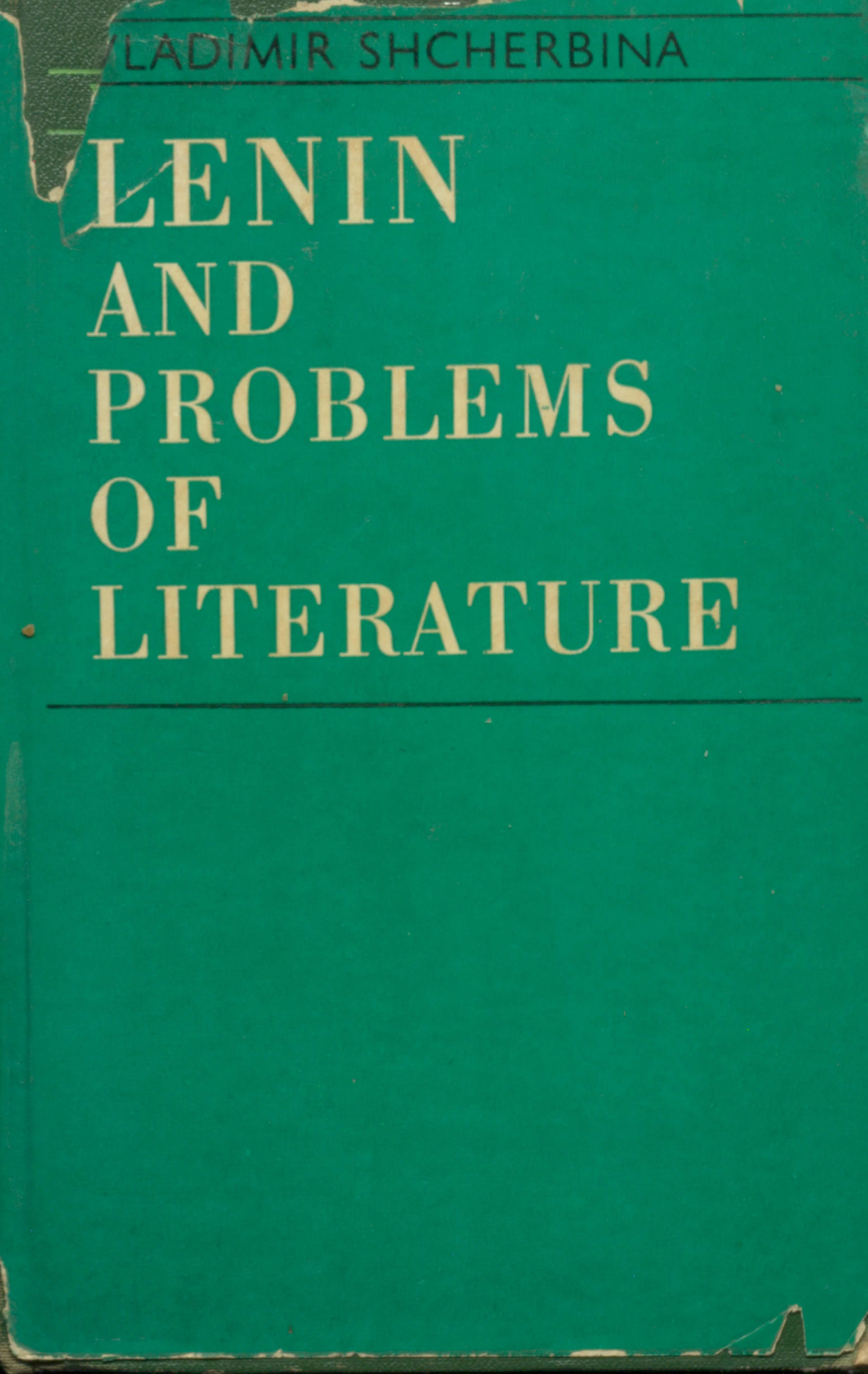 Lenin and problem of literature