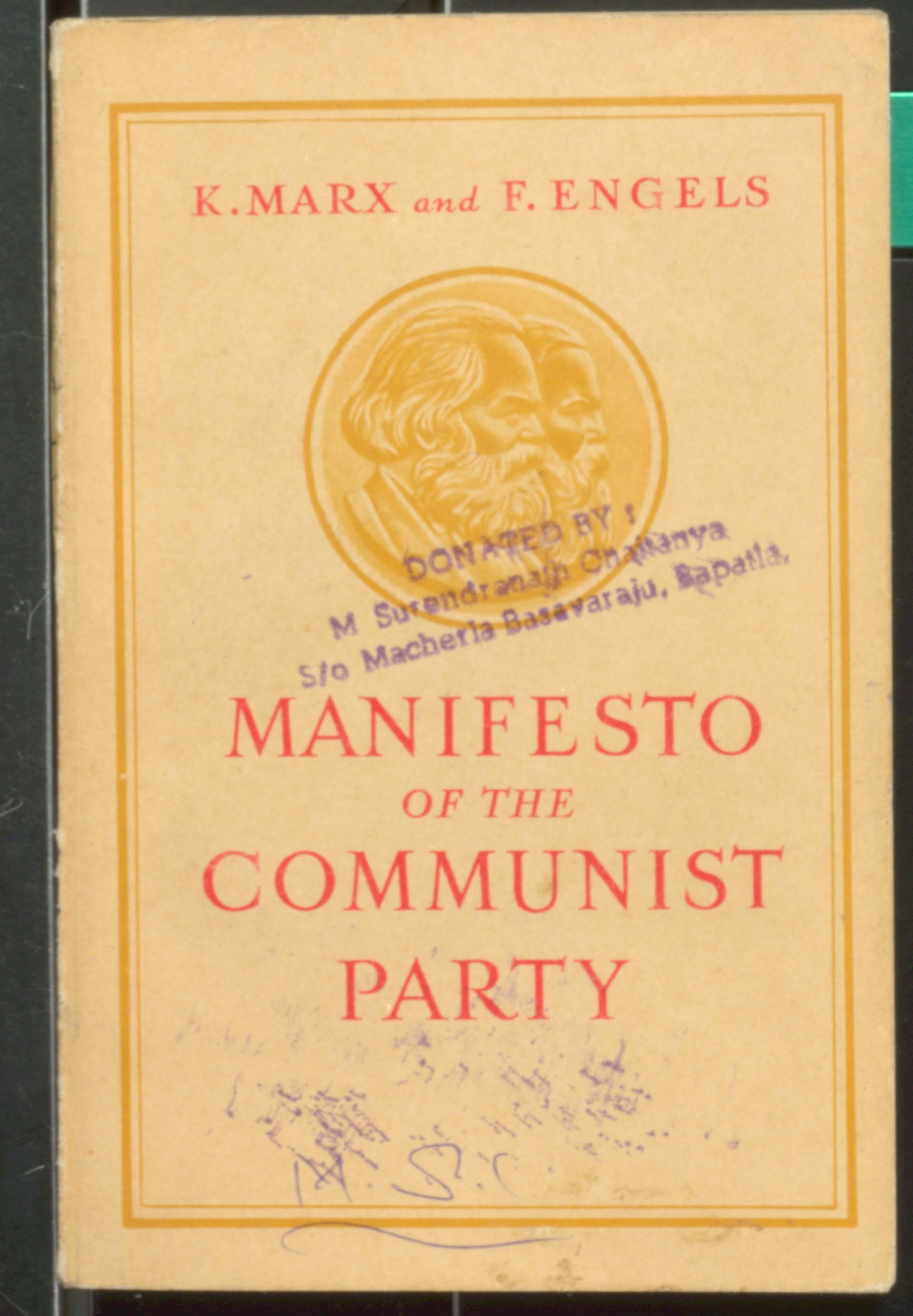 Manifesto Of The Communist Party