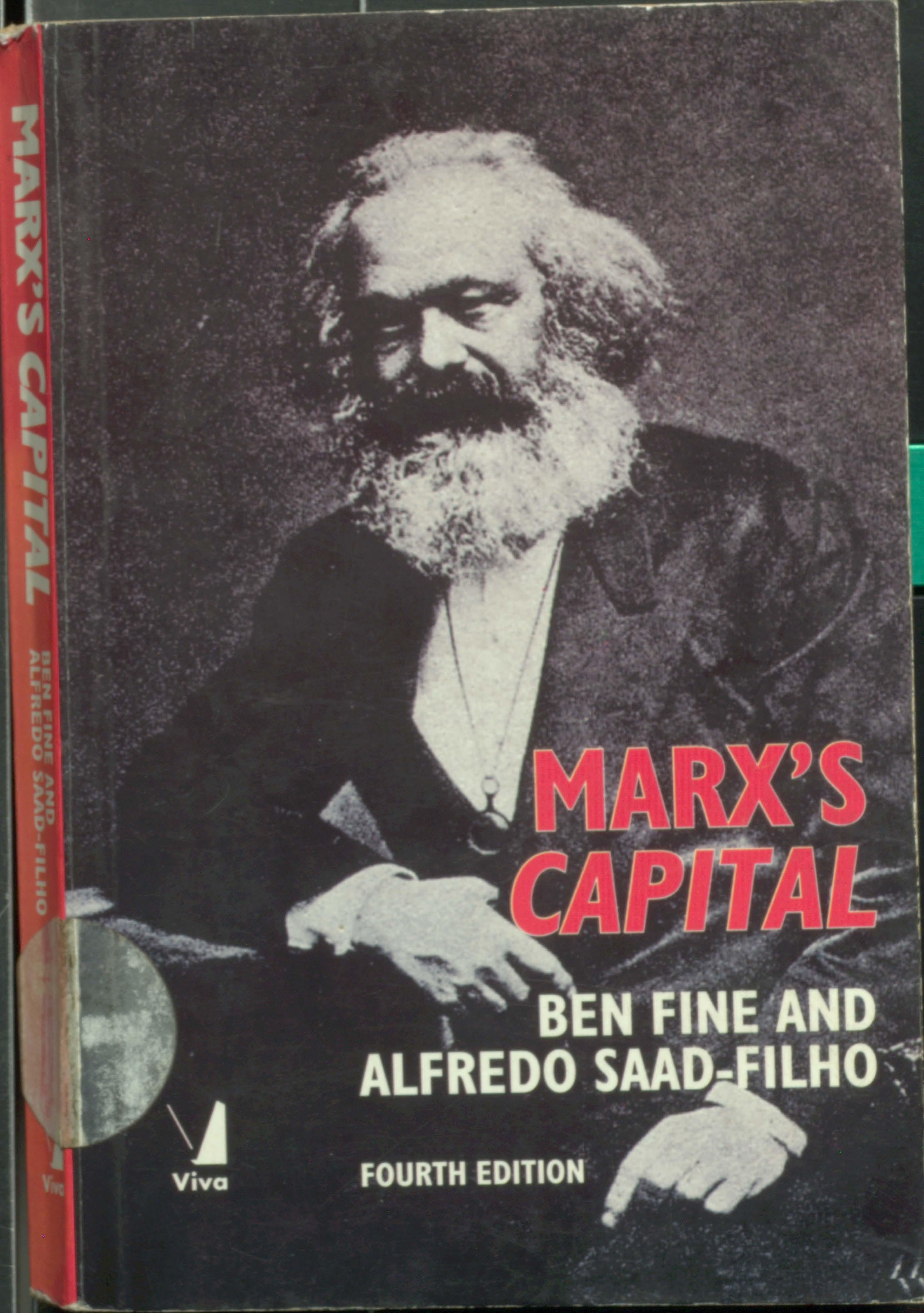 Marx Capital Ben Fine And Alfredo Saad-Filho