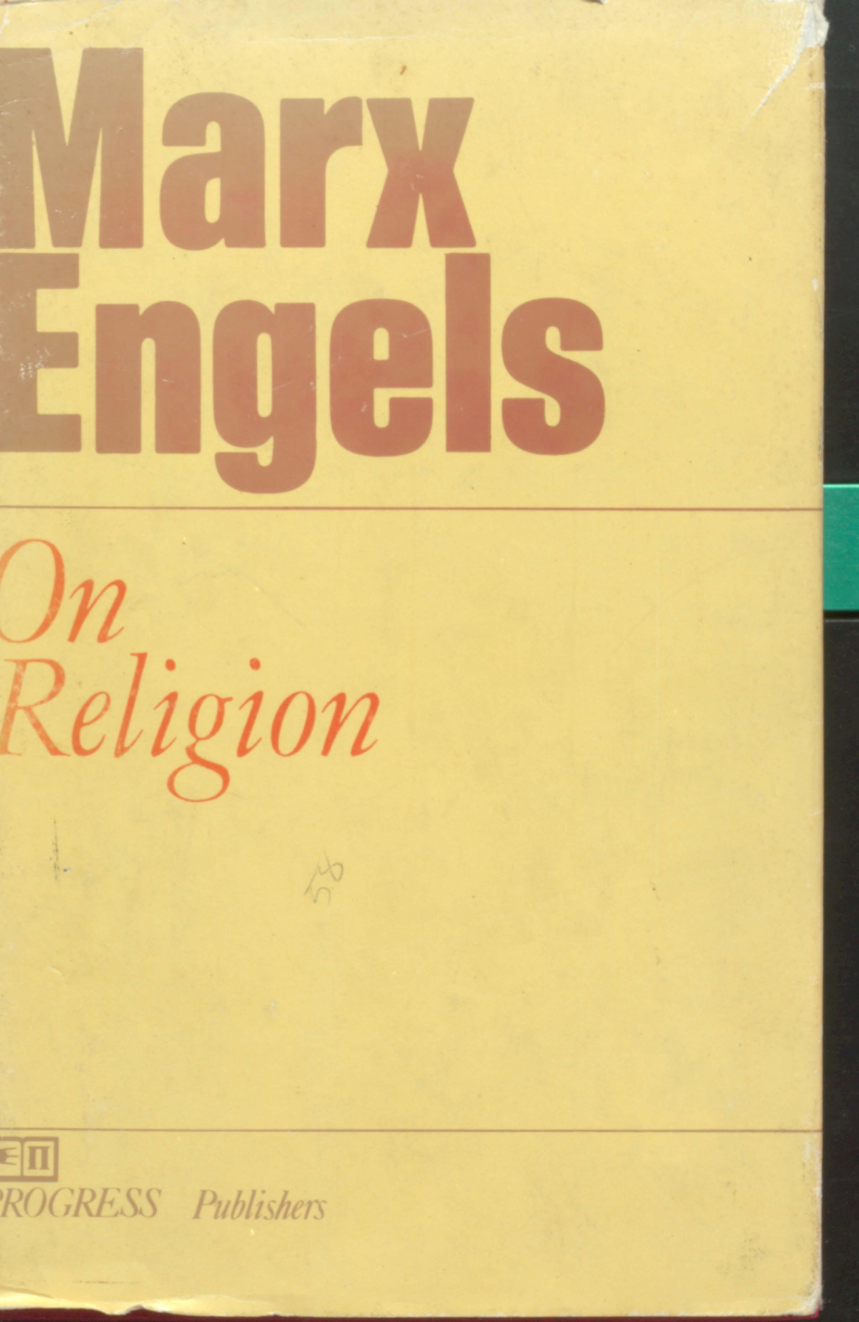 Marx Engels On Religioin