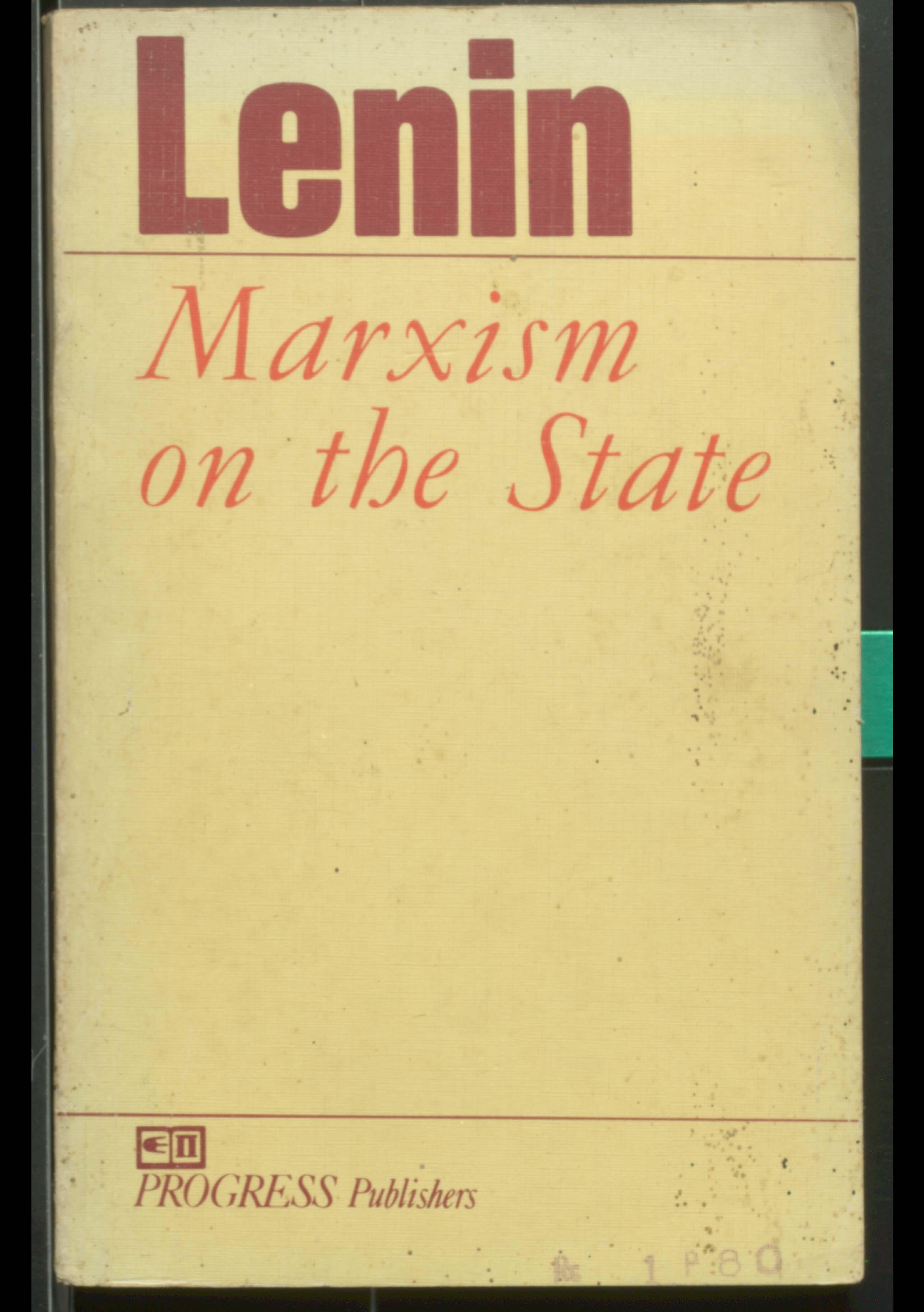 Lenin  Marxism on the state