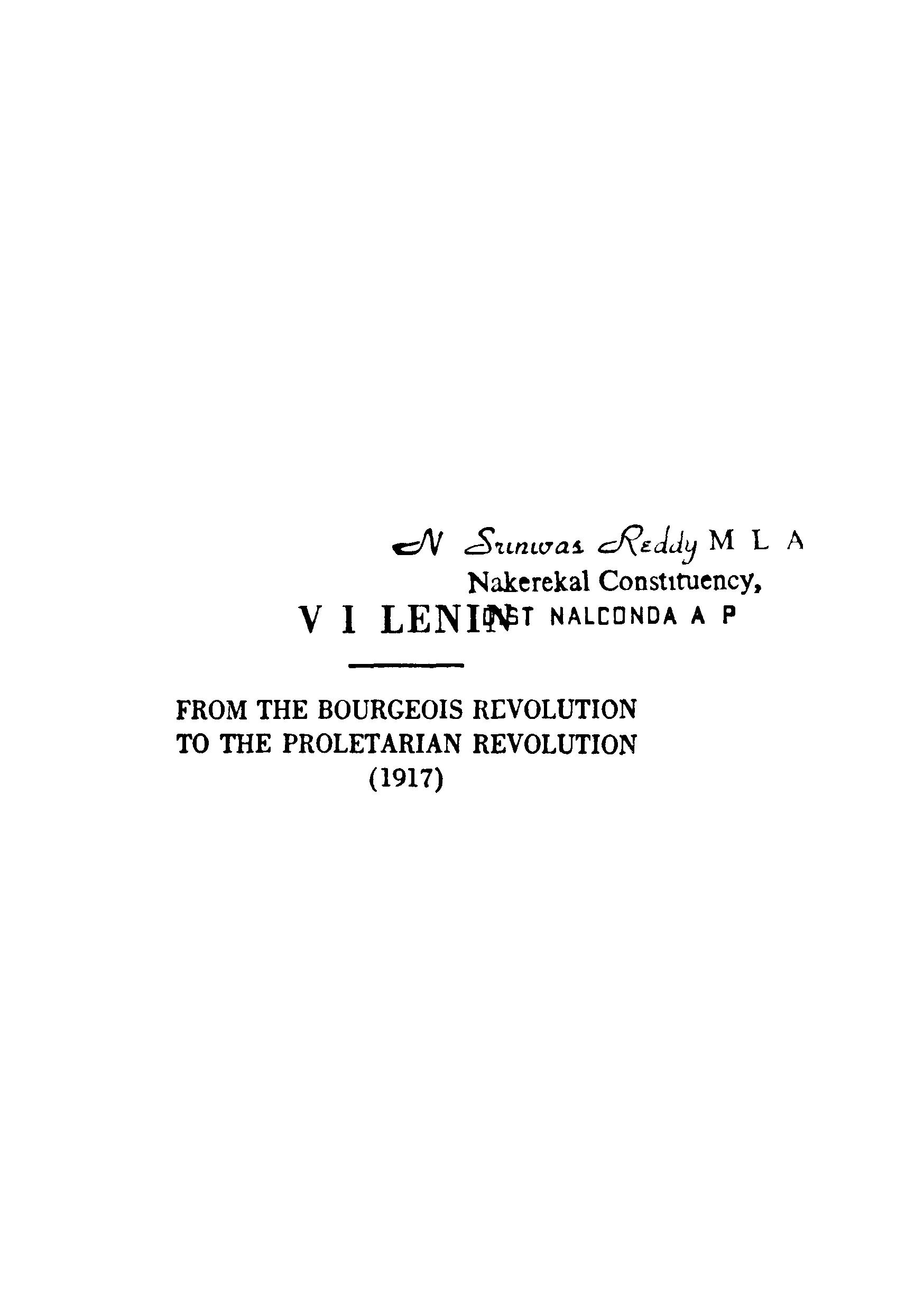 Lenin Selected Works (Valumes-6) (1917)