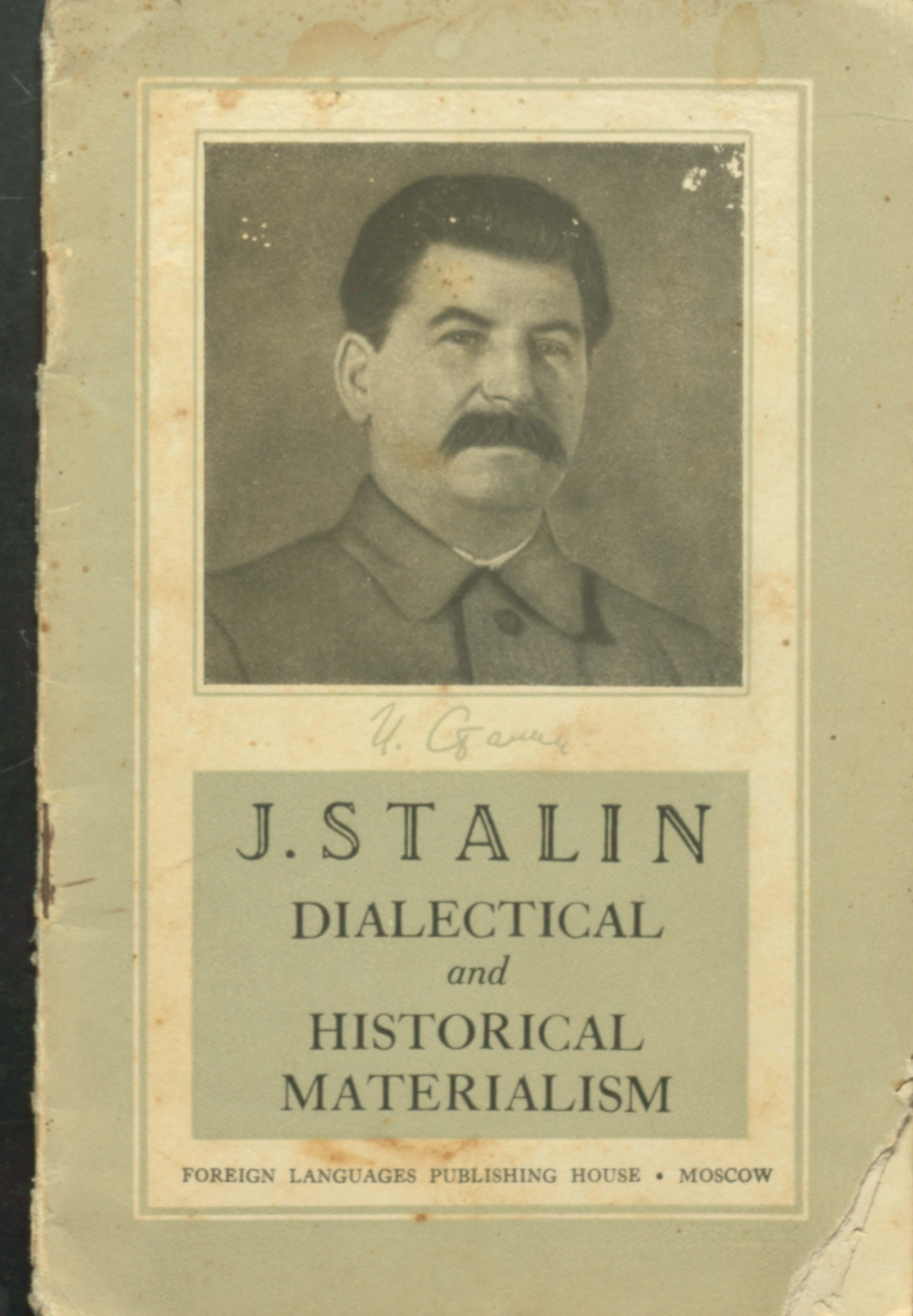 Dialectical Historical Metarlism-J Stalin