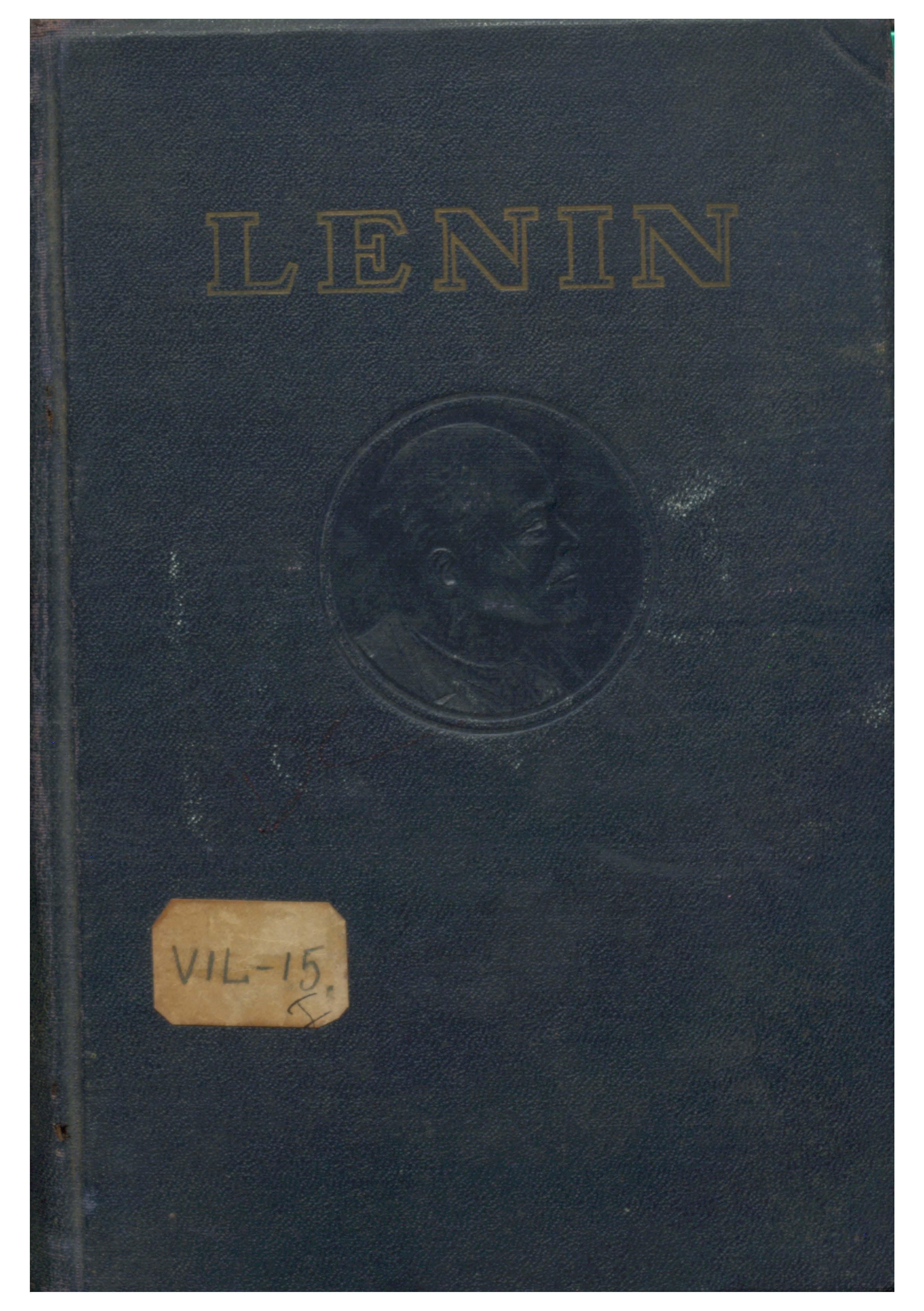 V.I.LENIN Selected works (Vol-1) Part-1