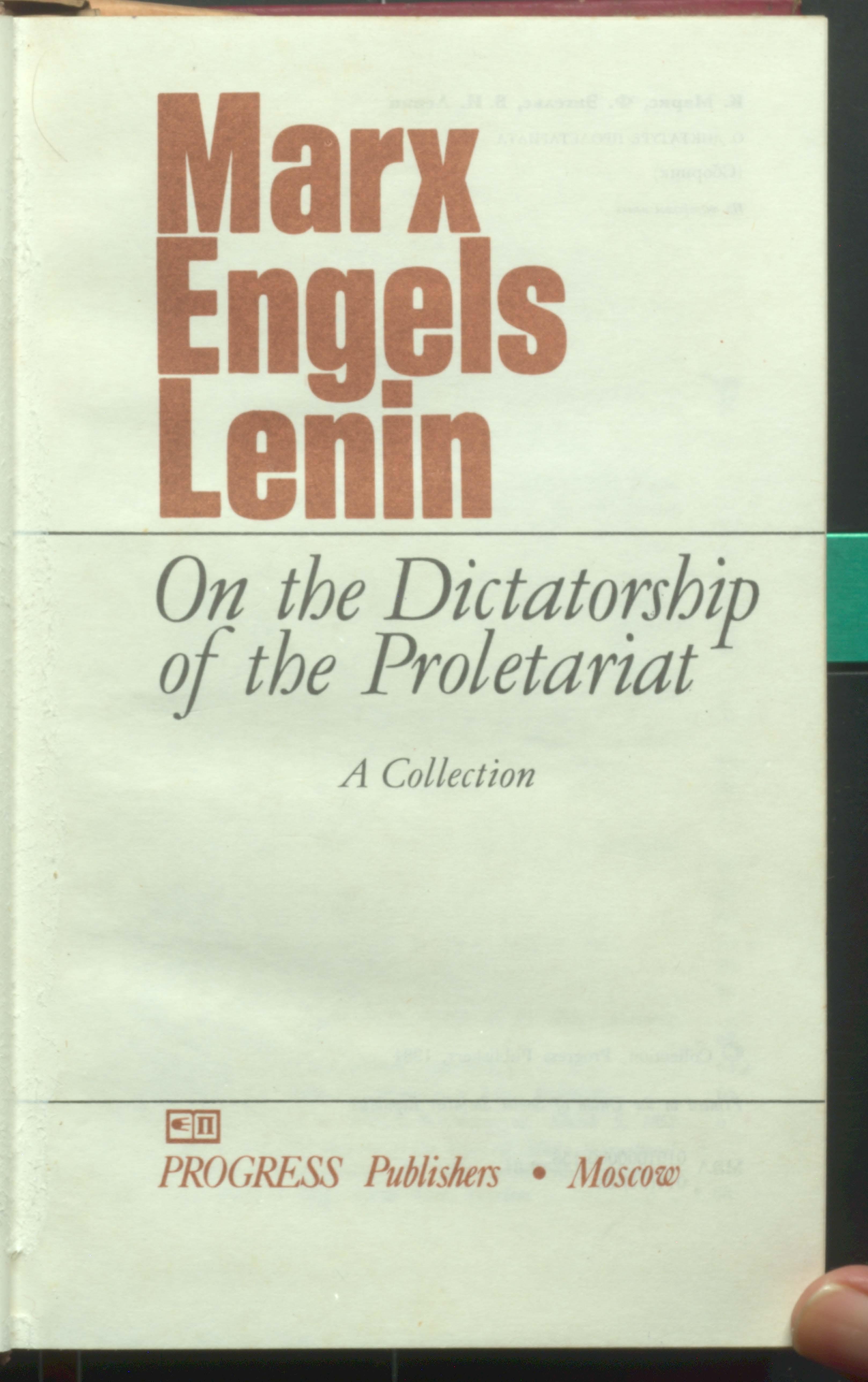 Marx Engels Lenin on the prolletariat Marx engels  Lenin