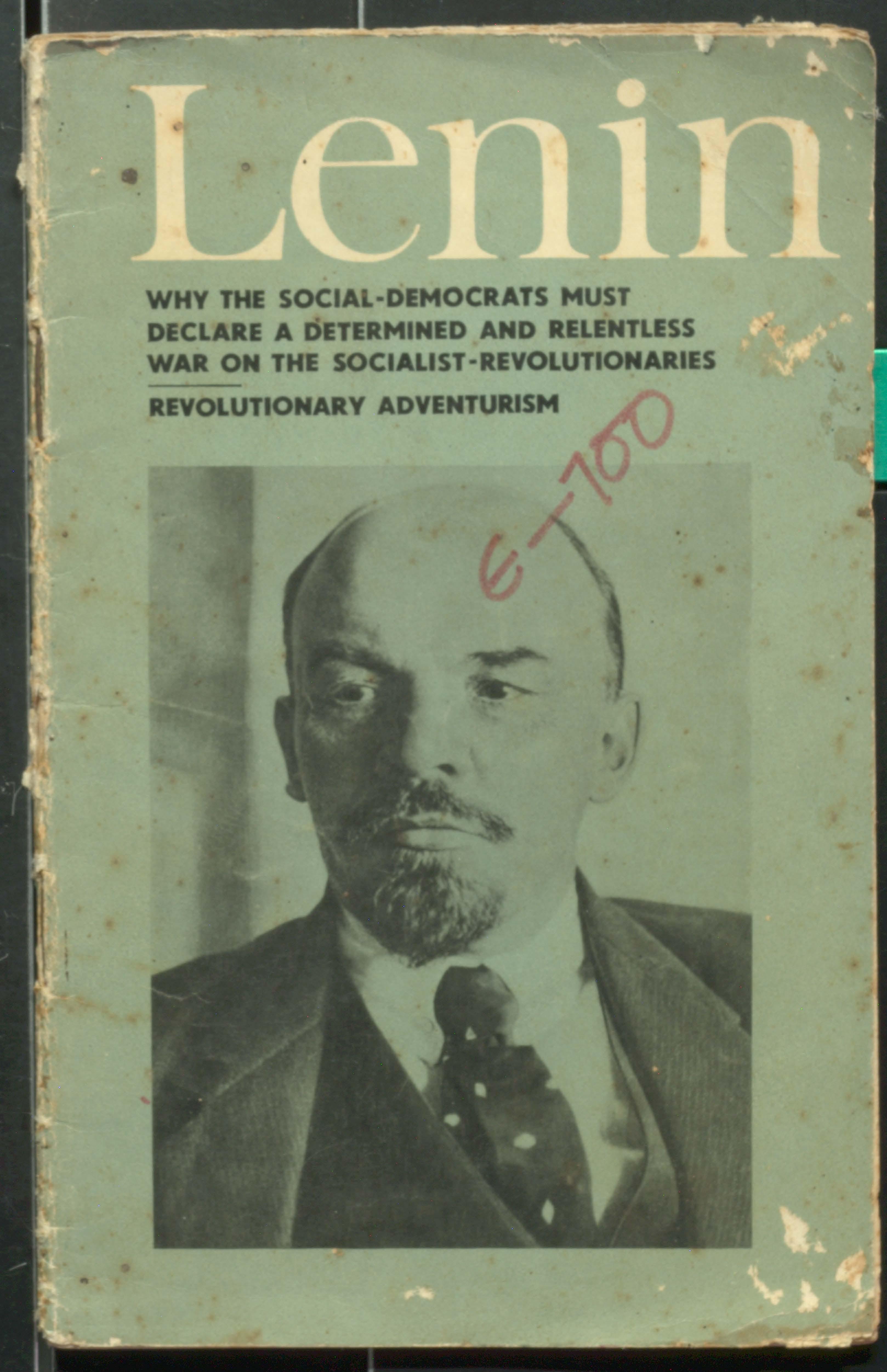 Lenin Why The Social Democrats Must Declere