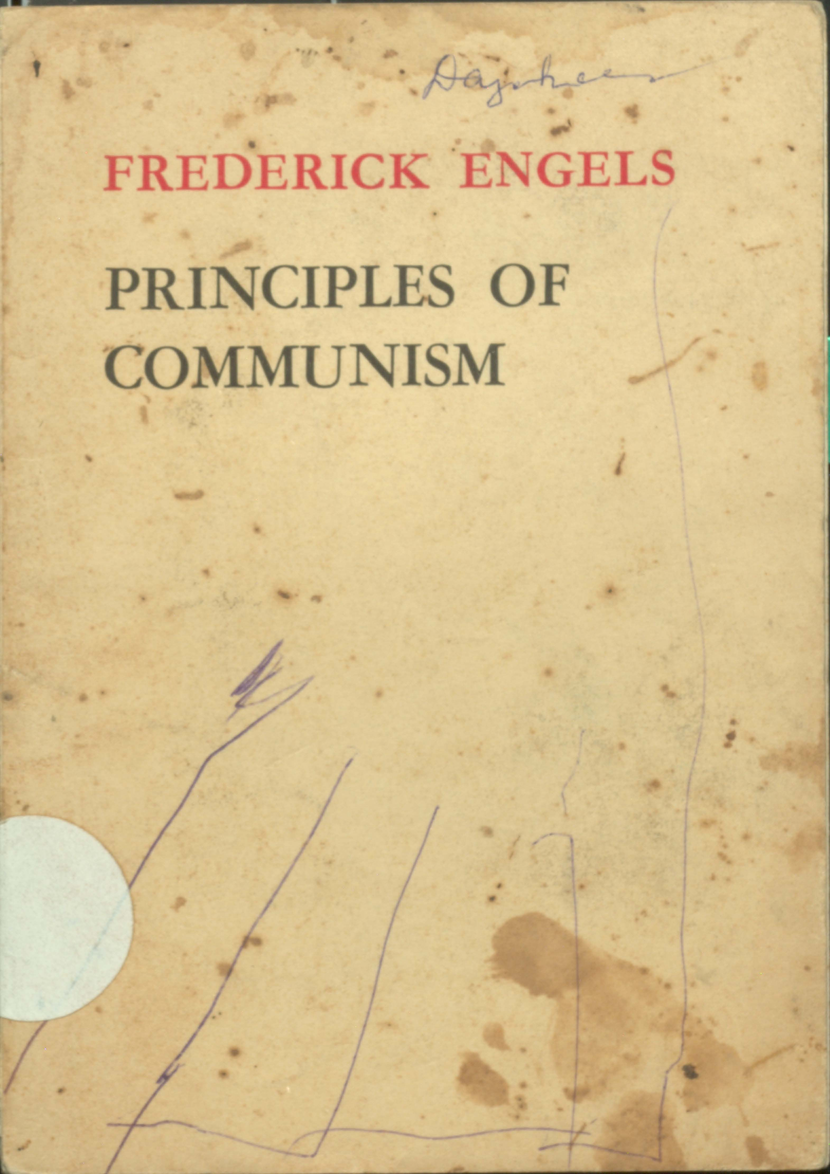 Principles Of Communisam