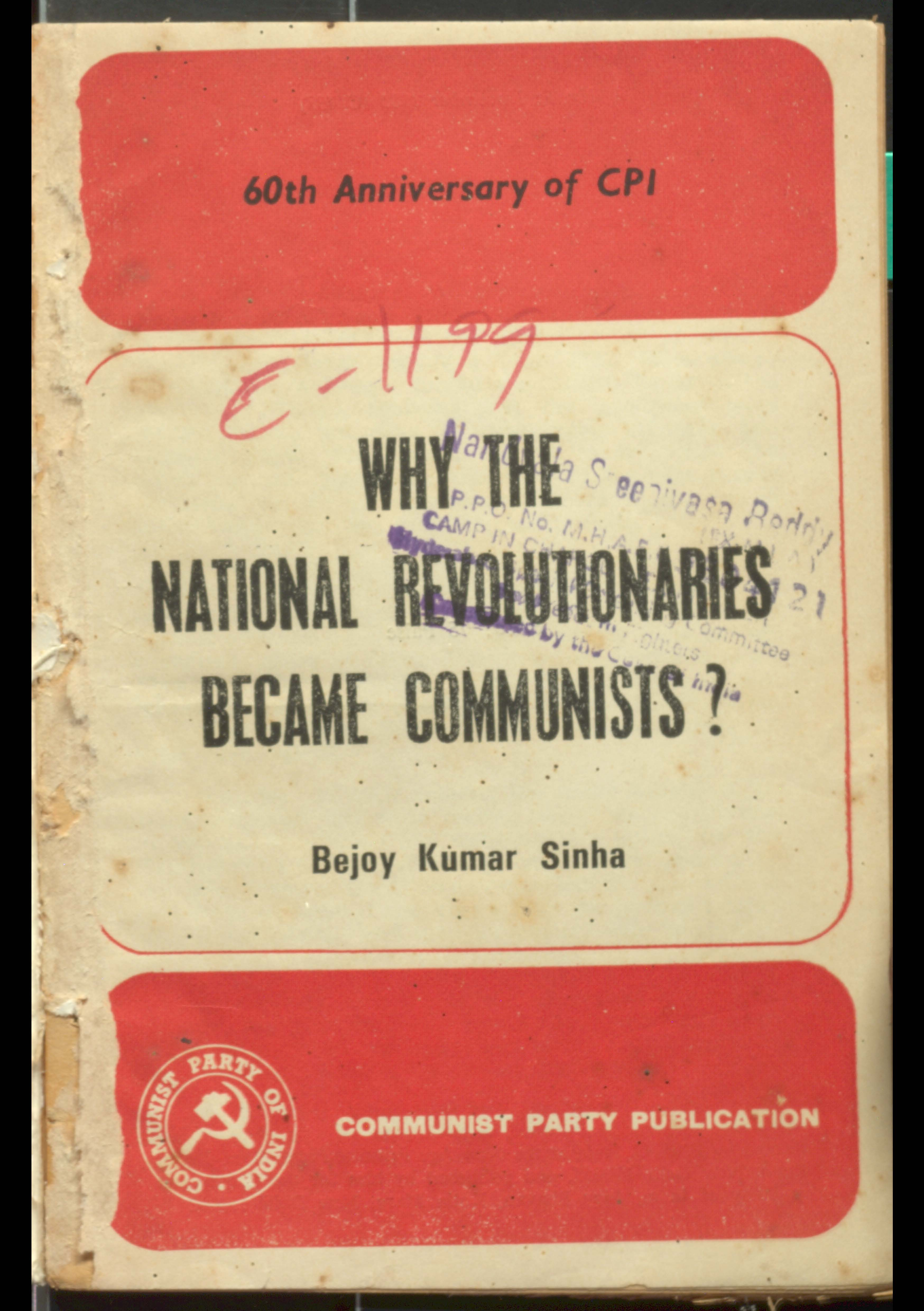 Why The National Revolutionaries Became Communist