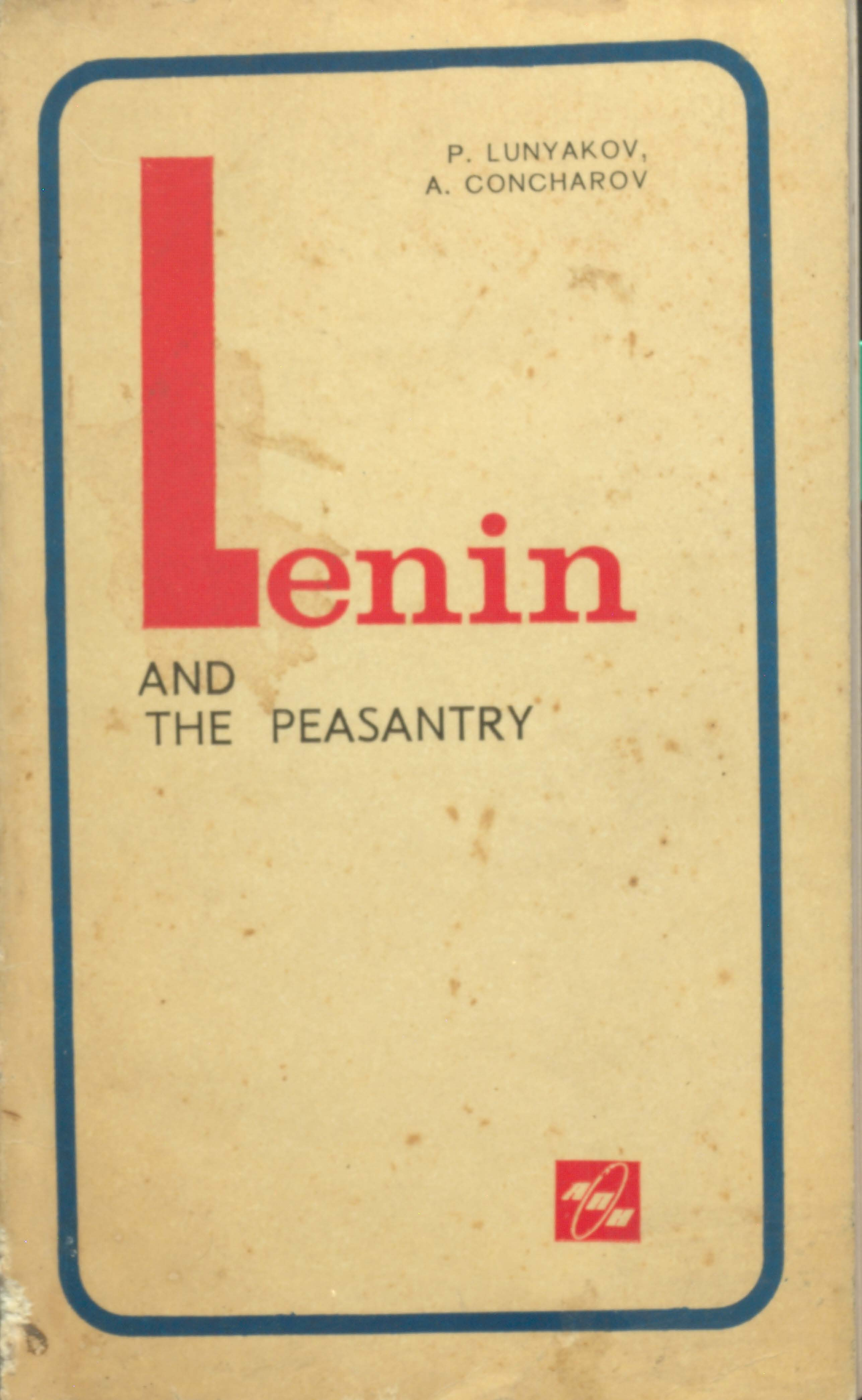 LENIN AND THE PEASANTRY