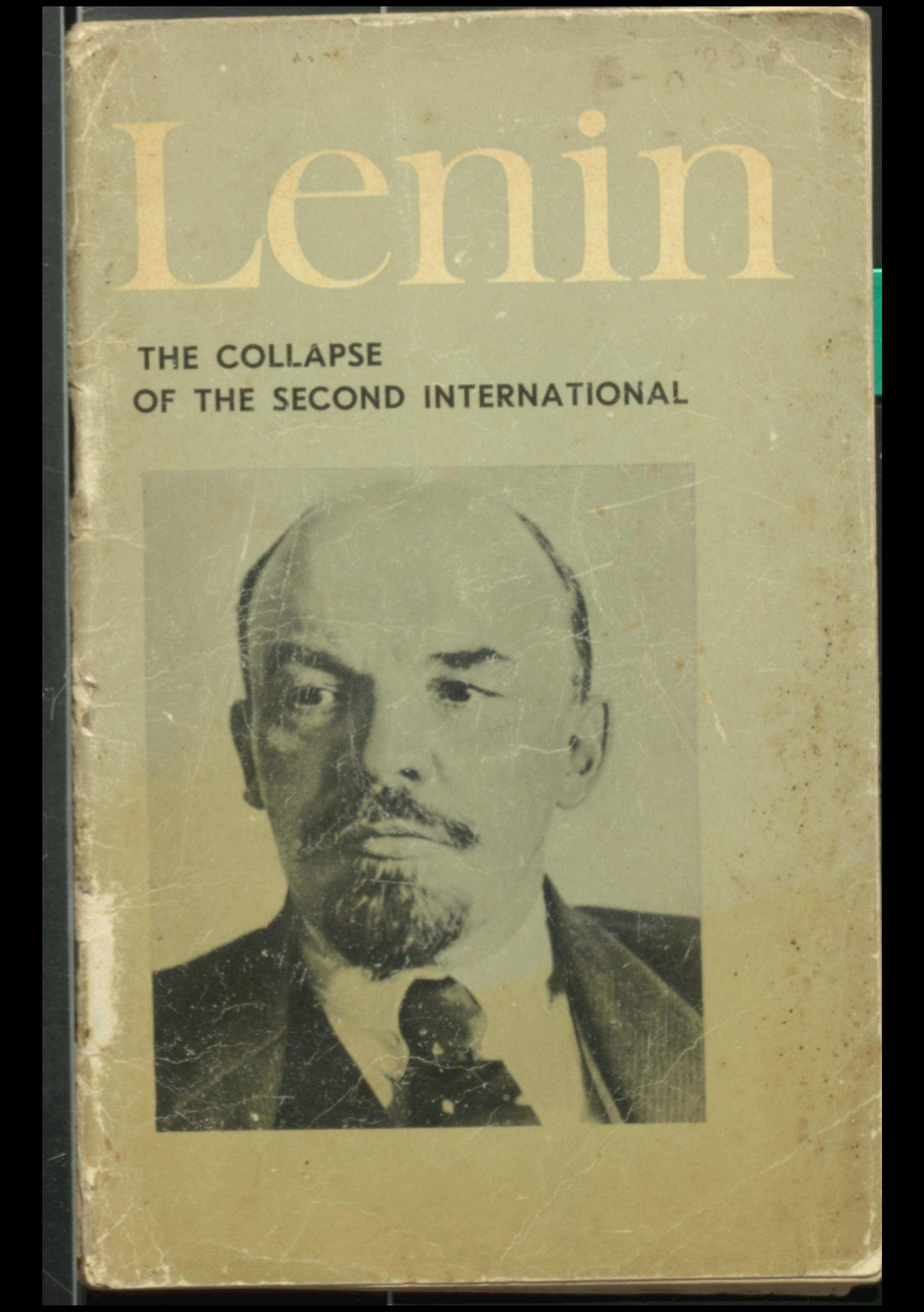LENIN the couapse of the second international