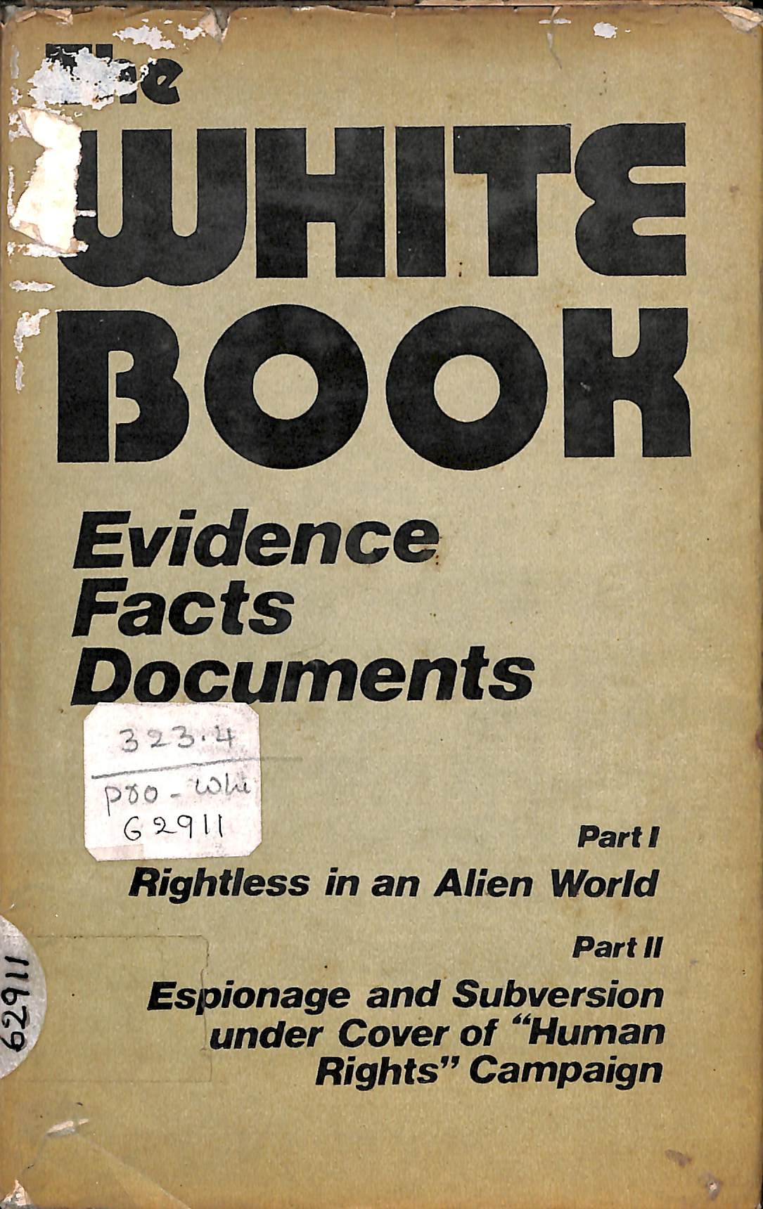 The White Book Evidence Facts Documents
