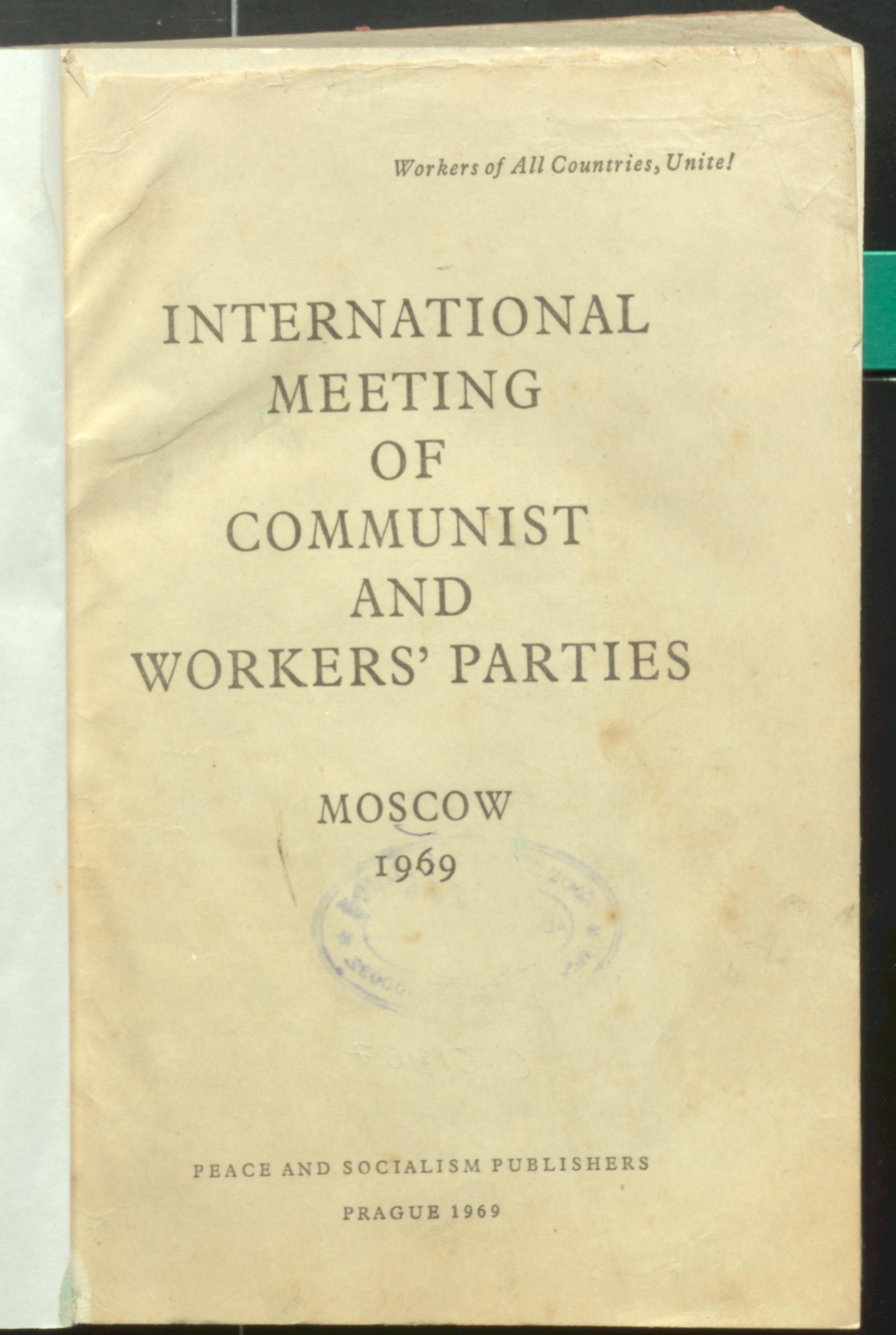 International meeting of communist and worker's parties