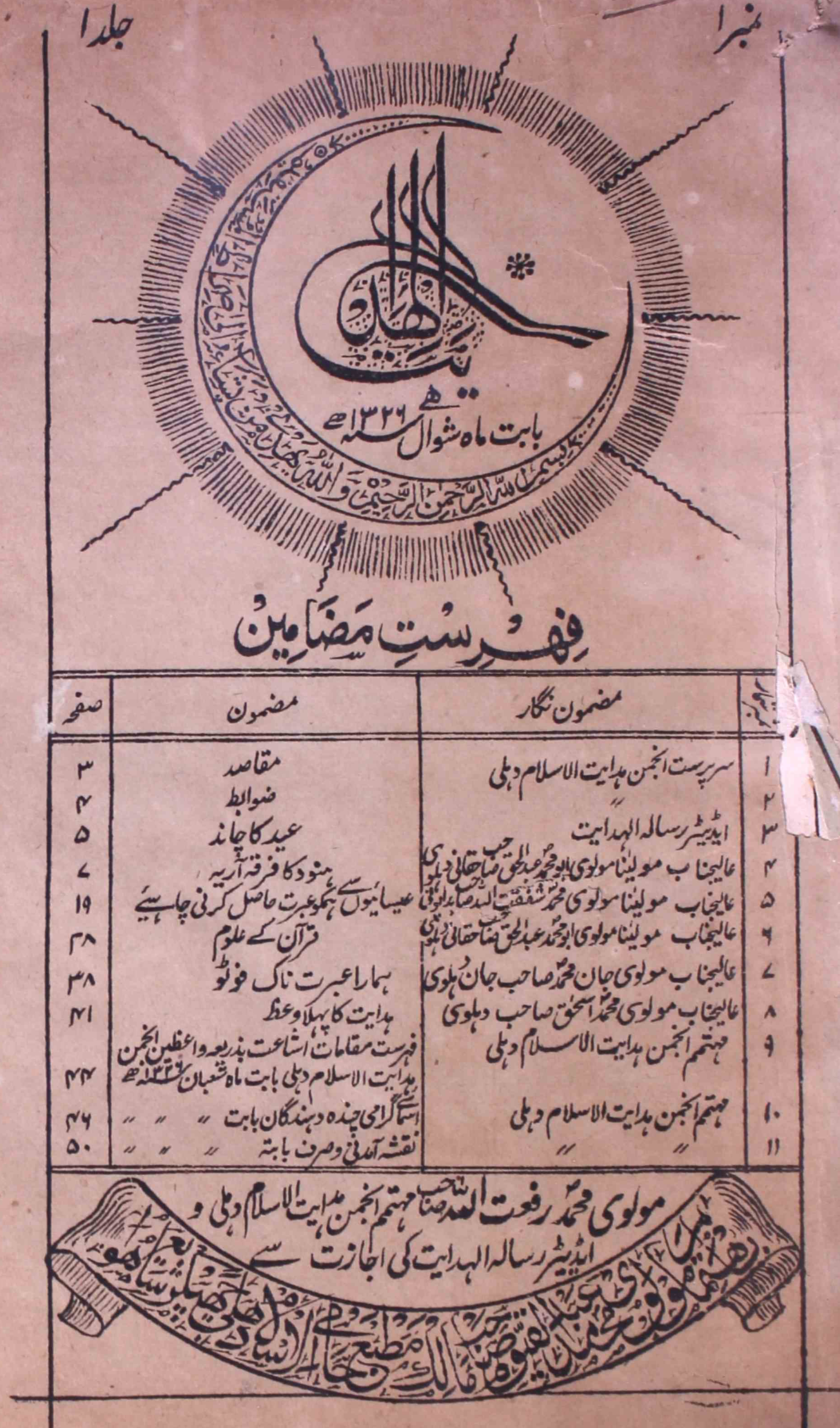 Al-hidayat-shumara-number-001-magazines