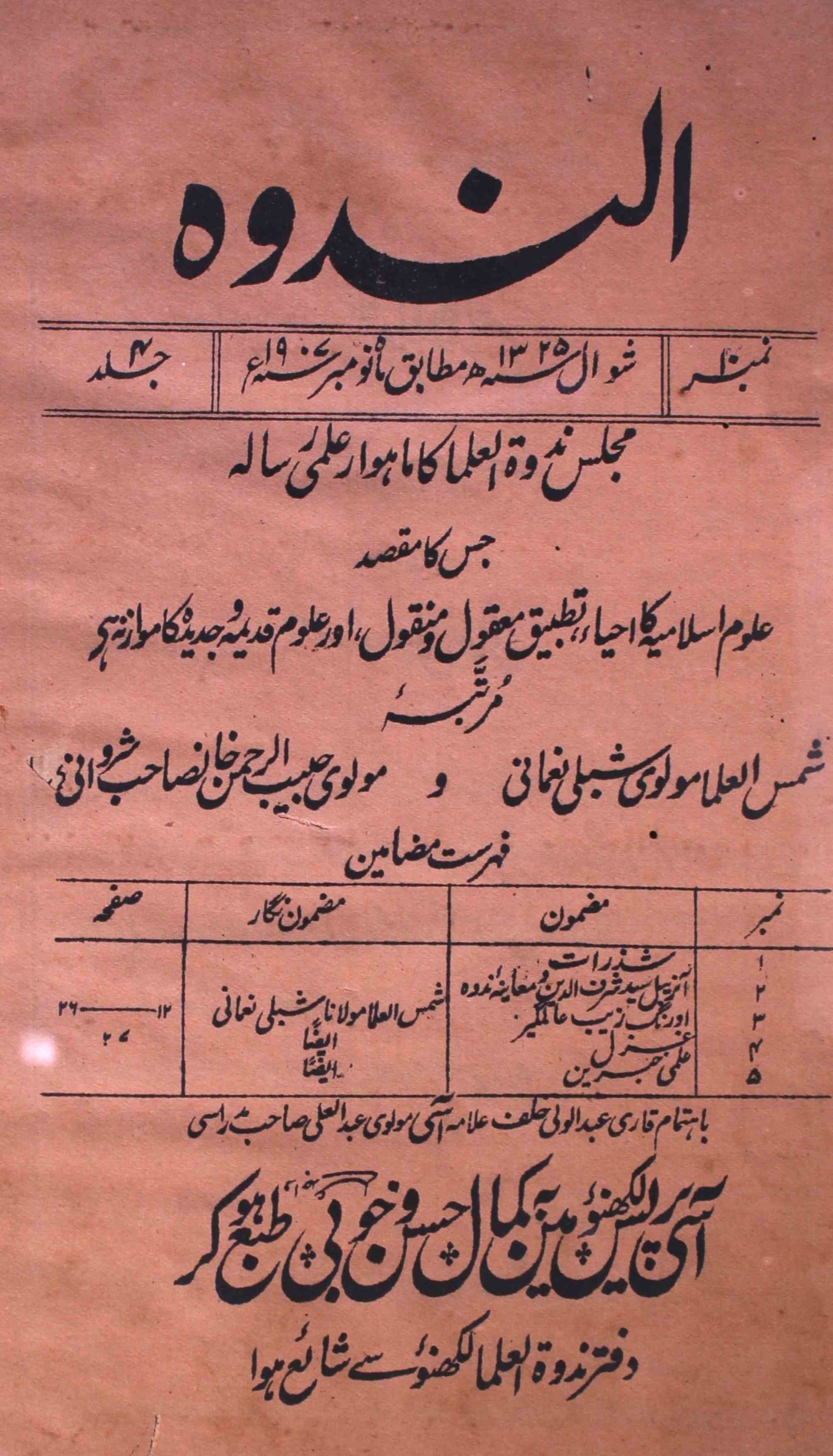 Al-nadwa-shumara-number-010-habibur-rahman-khan-sharvani-shibli-nomani-magazines-2