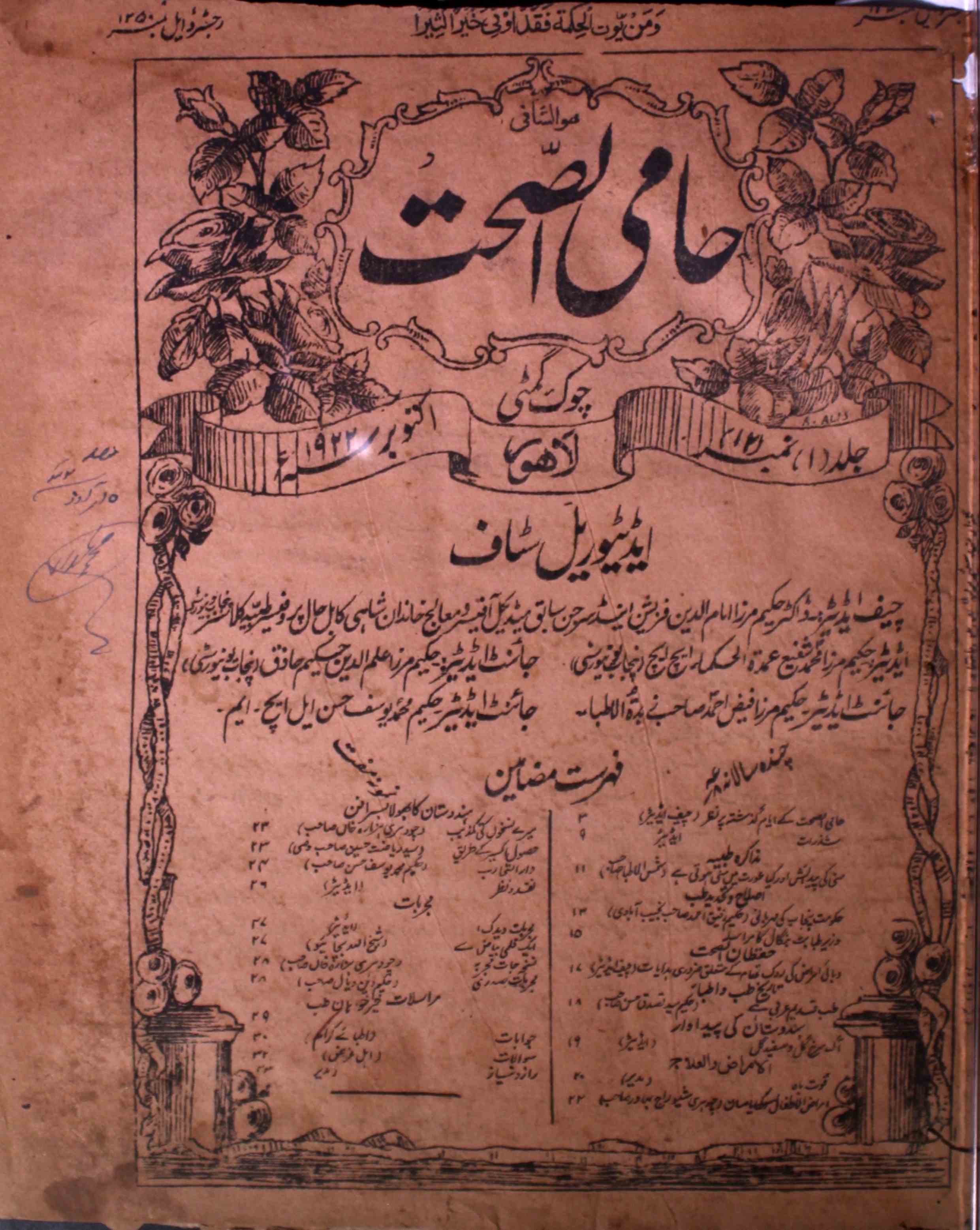 Hami-us-sehat-shumara-number-012-hakeem-mirza-mohammad-shafi-magazines