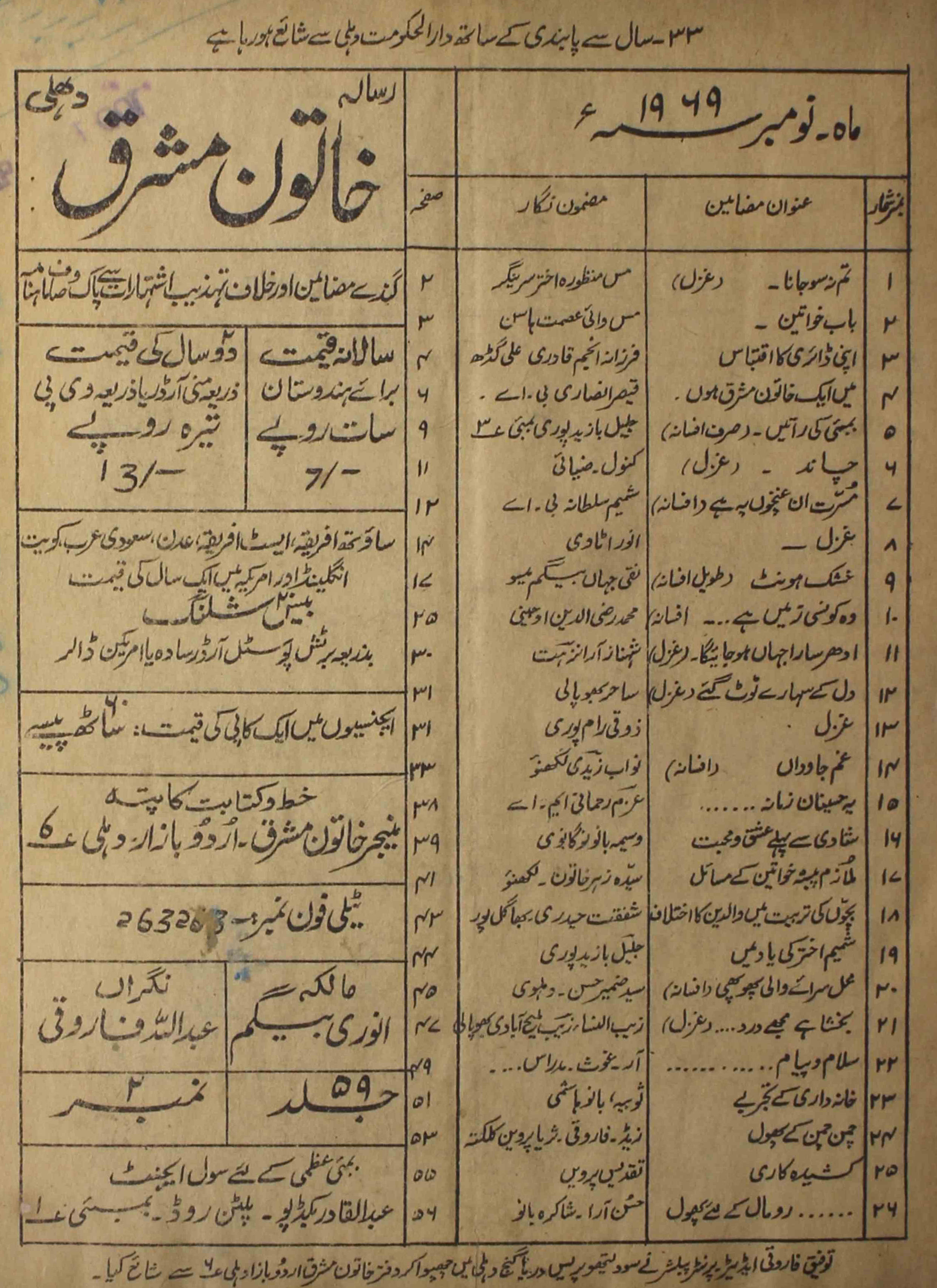 khatoon-e-mashriq-shumara-number-002-taufeeq-farooqi-magazines-2