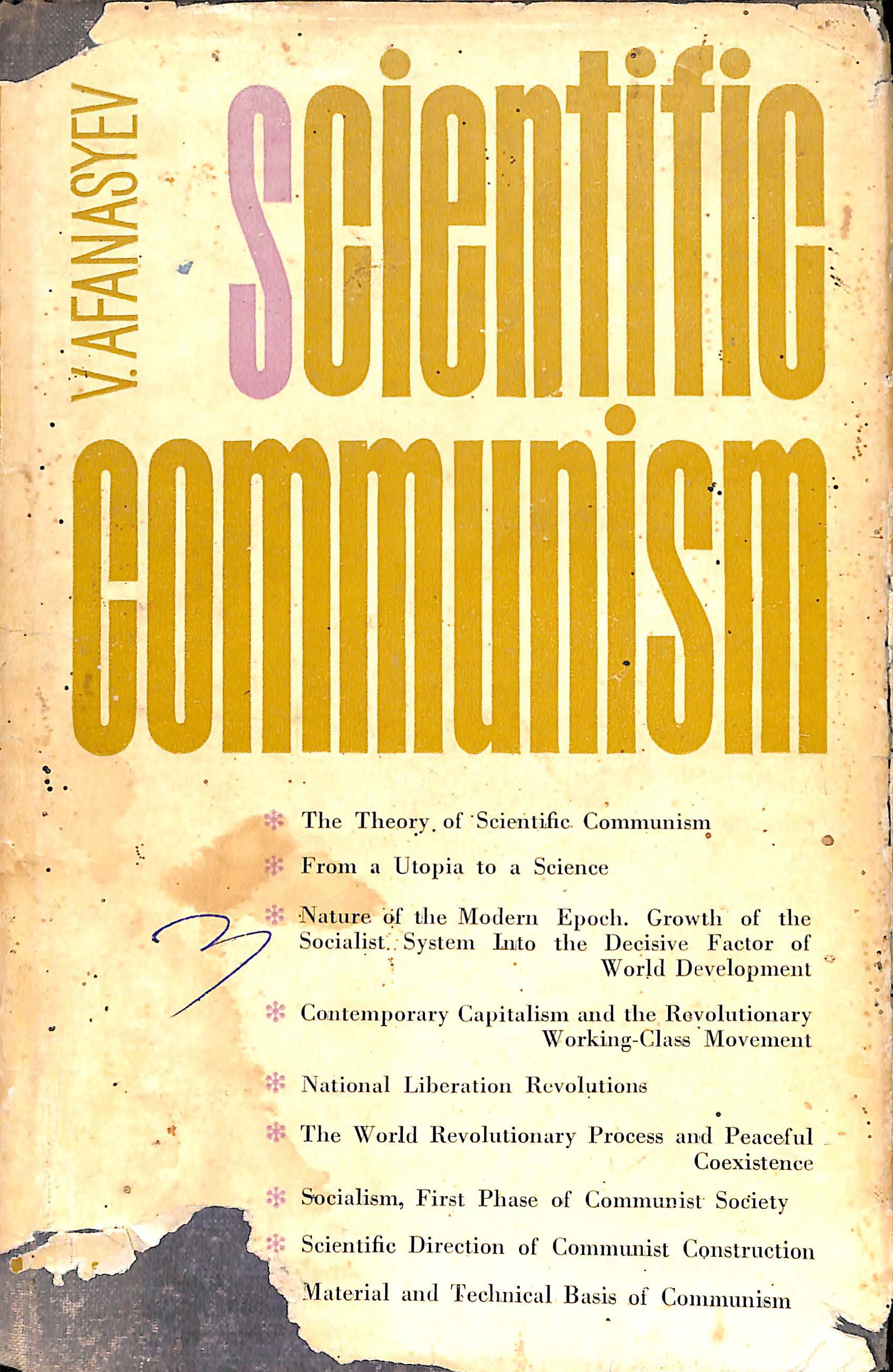 Scientific Communism ( A Popular Outline )